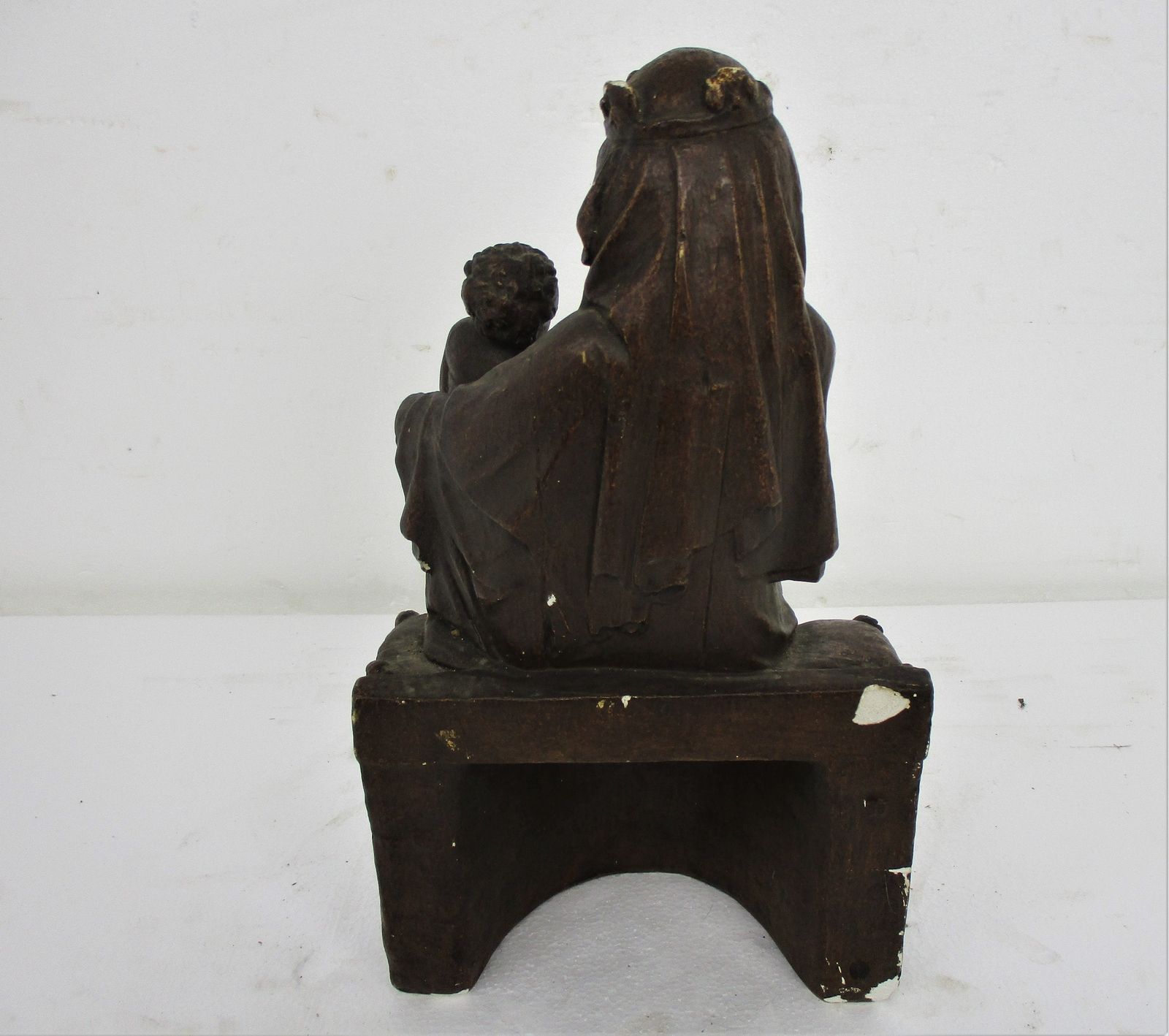 Statue Madonna With Infant Jesus Our Lady Virgin Mary Infant Sedes Sapientiae Pl photo vinterior