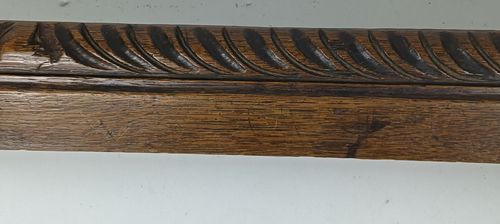 Pair Of Wooden Ornate Reclaimed  Trims  Panels Carved Wood  Antique Salvaged Arc photo for sale