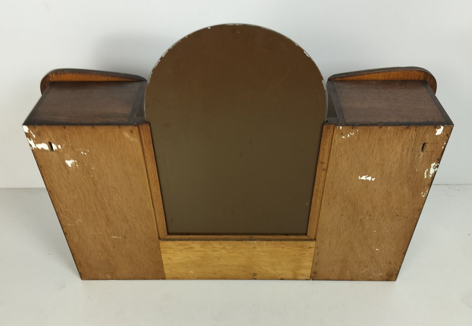 Art Deco Double Antique Hanging Medicine Apothecary Cabinet Kitchen Bathroom Sha photo vinterior