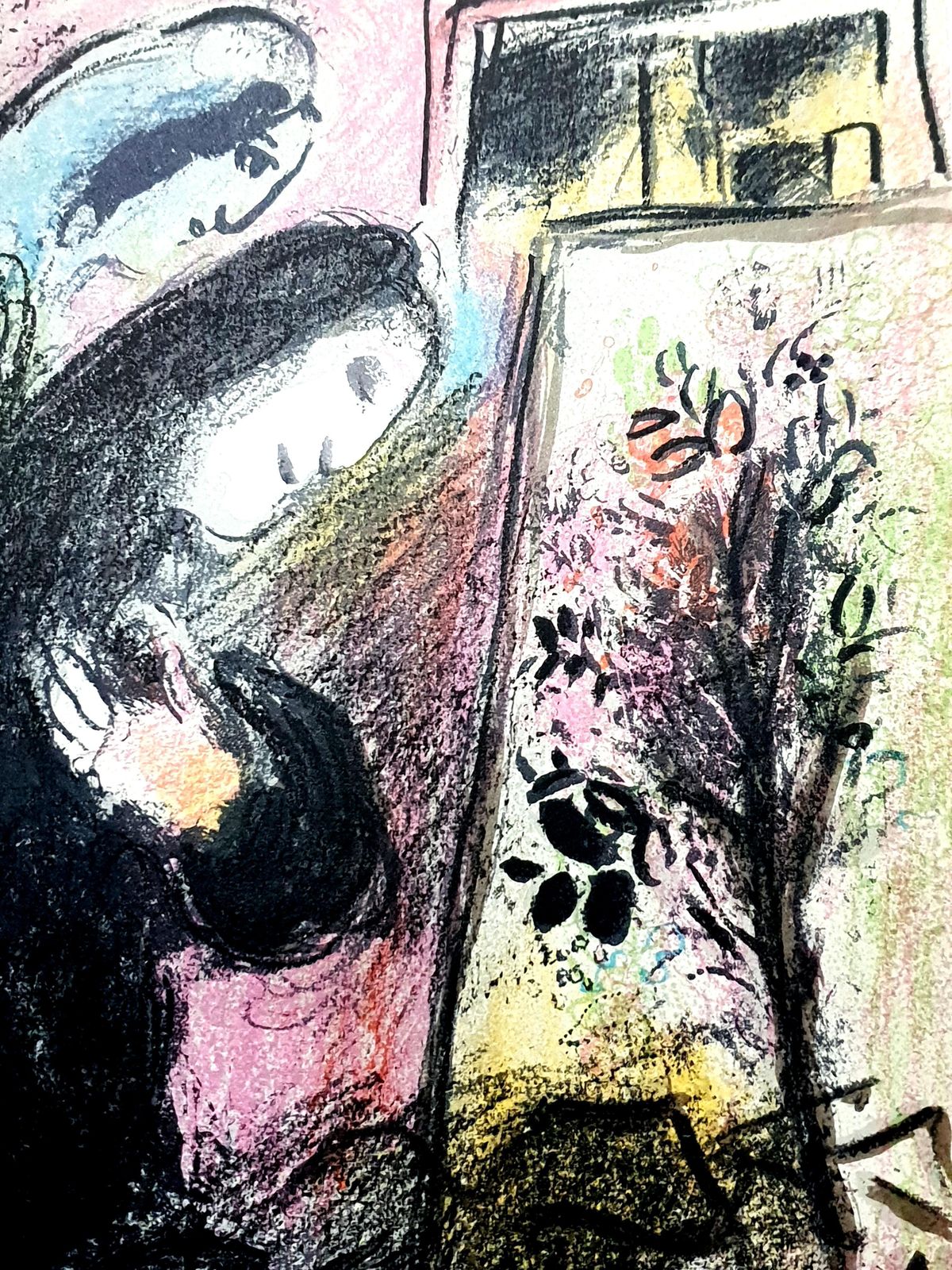 Marc Chagallmarc Chagall   Inspiration   Original Lithograph From "Chagall Lithographe" V. 21963 photo vinterior