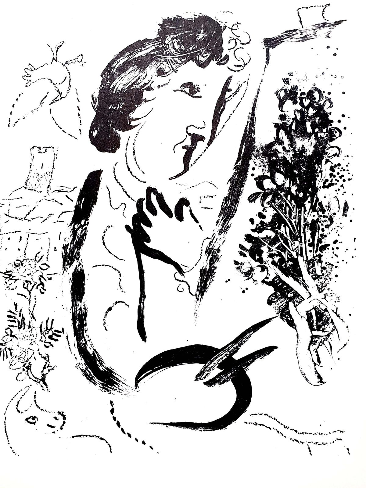 Marc Chagallmarc Chagall   Original Lithograph1963