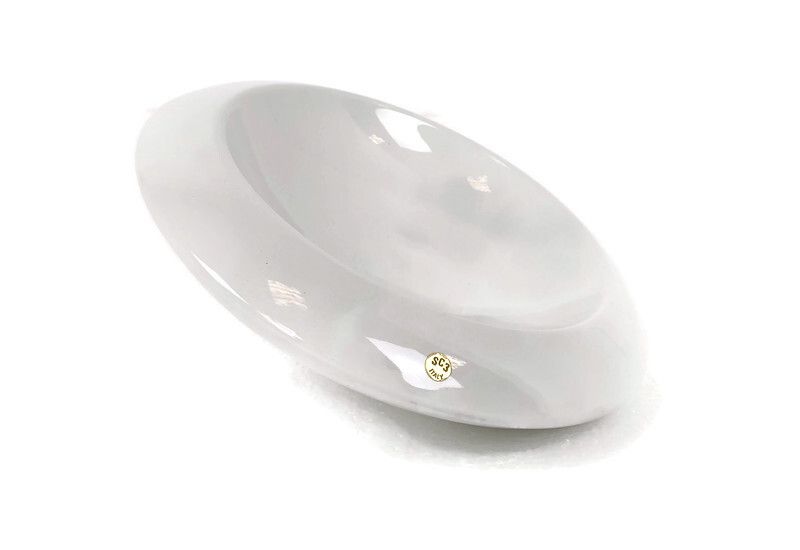 Pino Spagnolo For Sicart Italy, 1960/70's Space Age Dish Bowl Collector White