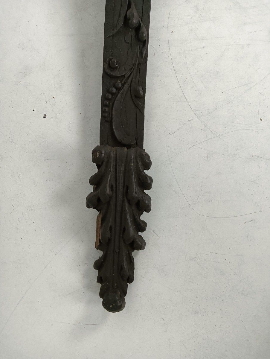 Exceptional  Antique 19thc Ornate Pediment Over Door Reclaimed Carved Wood Archi photo for sale