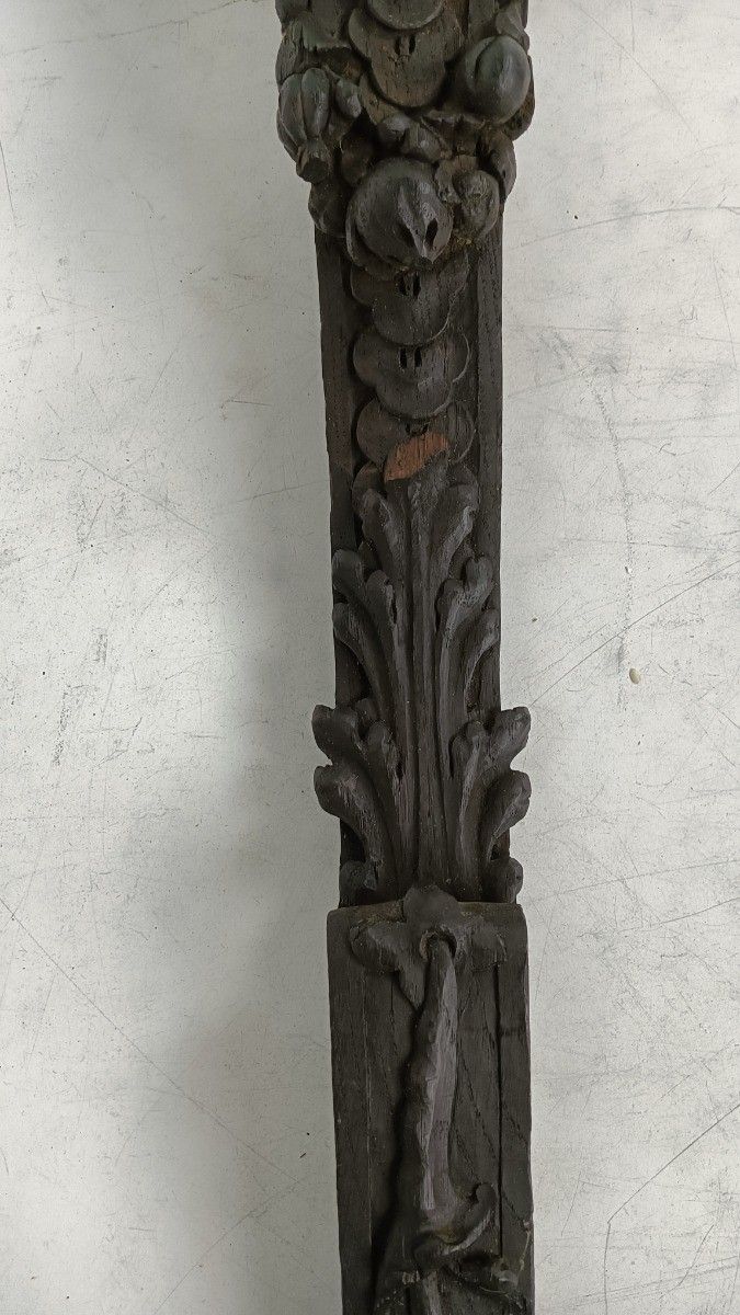Exceptional  Antique 19thc Ornate Pediment Over Door Reclaimed Carved Wood Archi photo 244.0