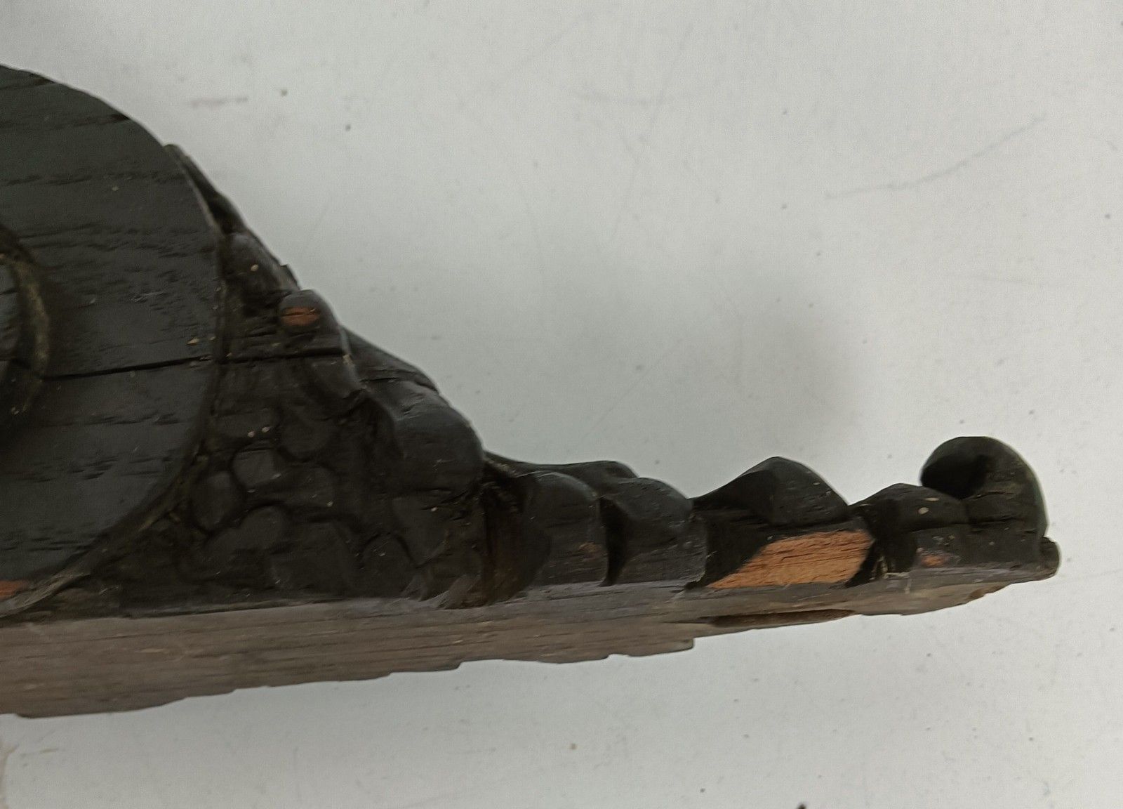 photo for sale Exceptional  Antique 19thc Ornate Pediment Over Door Reclaimed Carved Wood Archi