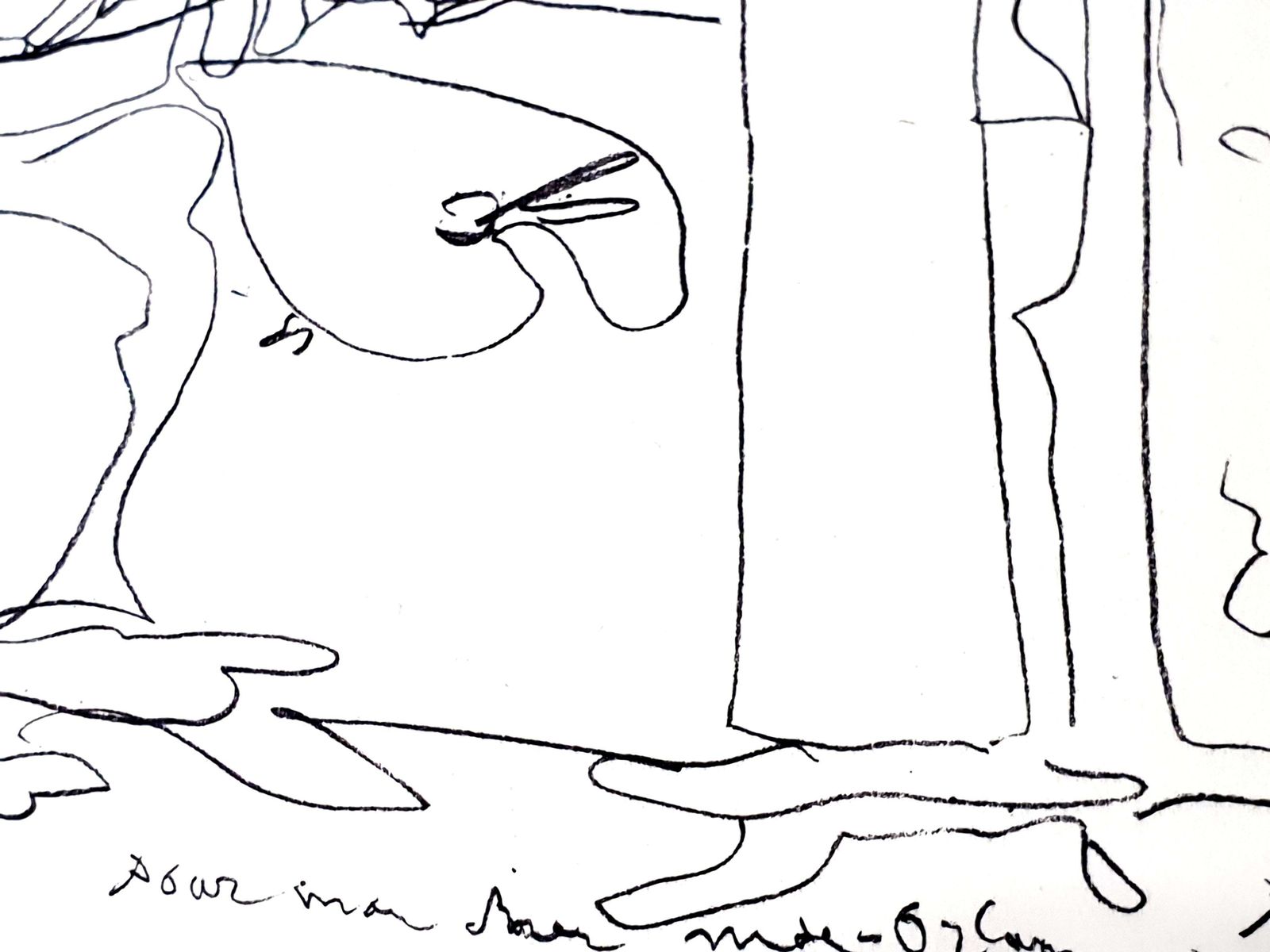 Pablo Picassopablo Picasso   The Painter And His Model   Original Lithograph1962 photo 2077.0