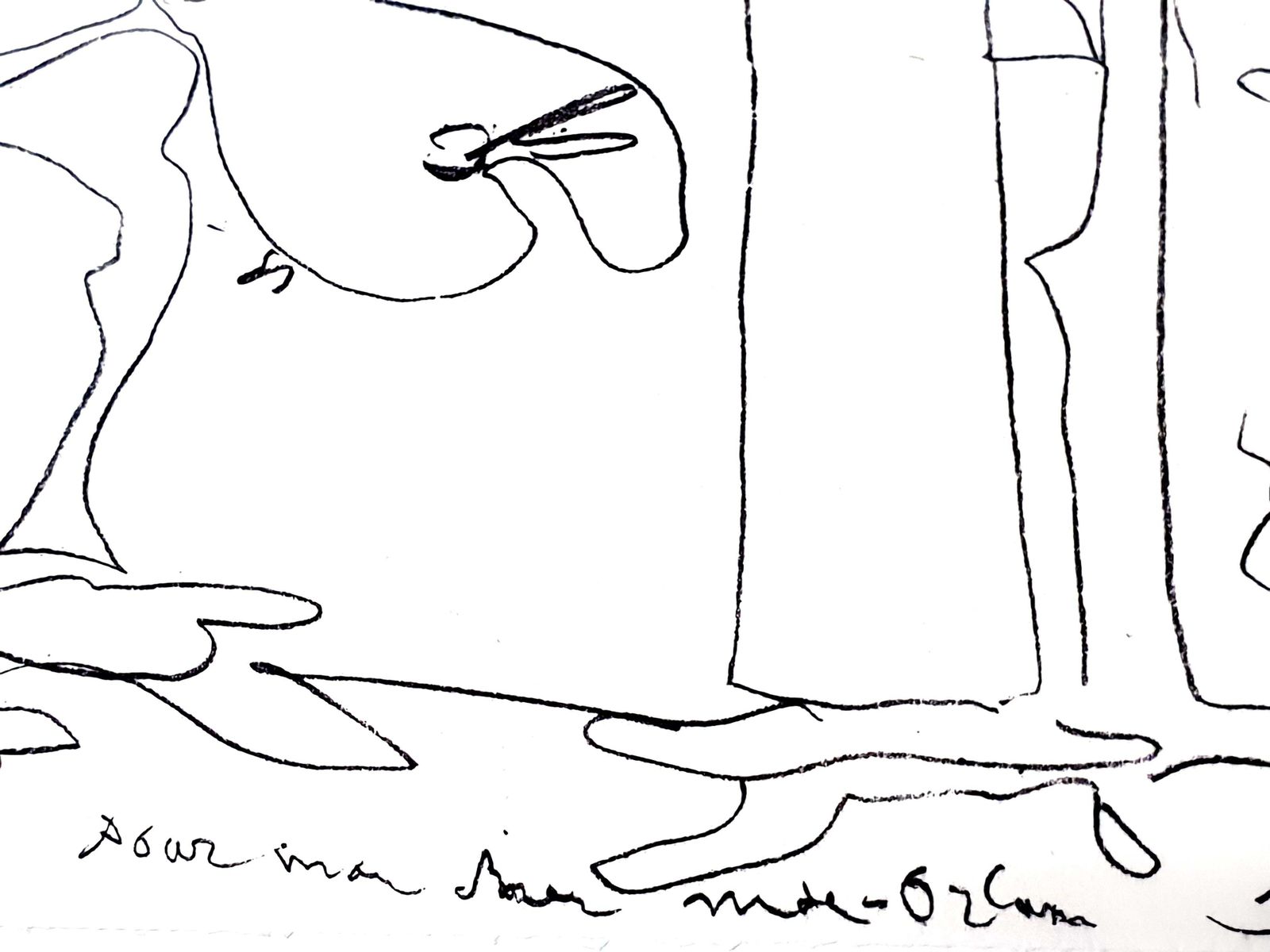 Pablo Picassopablo Picasso   The Painter And His Model   Original Lithograph1962 photo vinterior