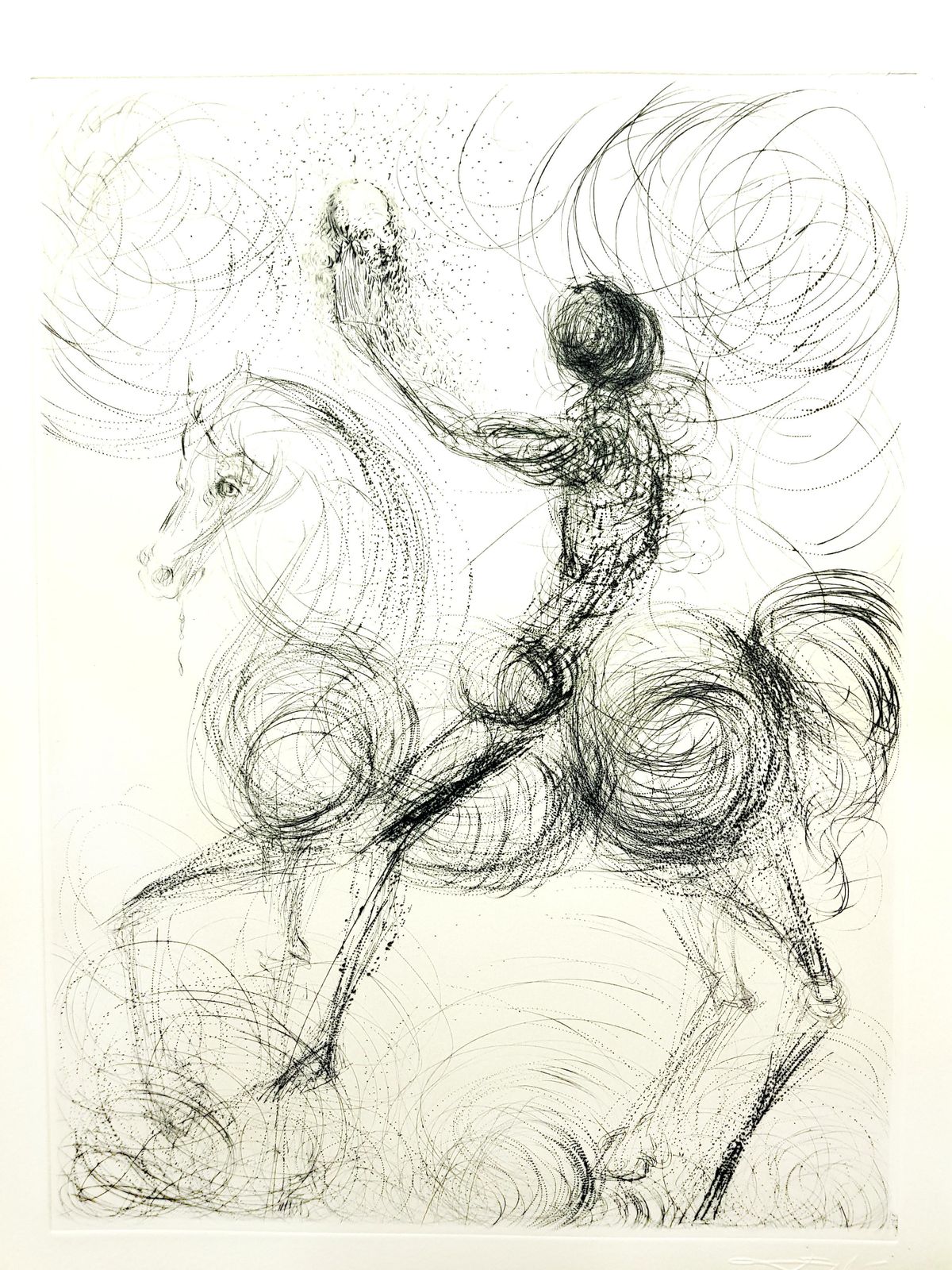 Salvador Dalí­Salvador Dali   Knight & Death, From "Faust"1969