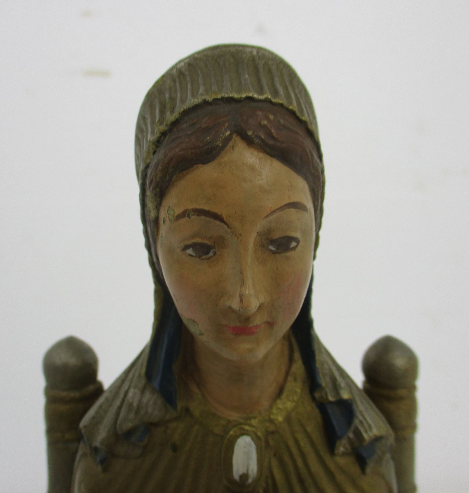 Statue Sitting Our Lady Virgin Mary Infant Jesus Sedes Sapientiae Leuven photo furniture