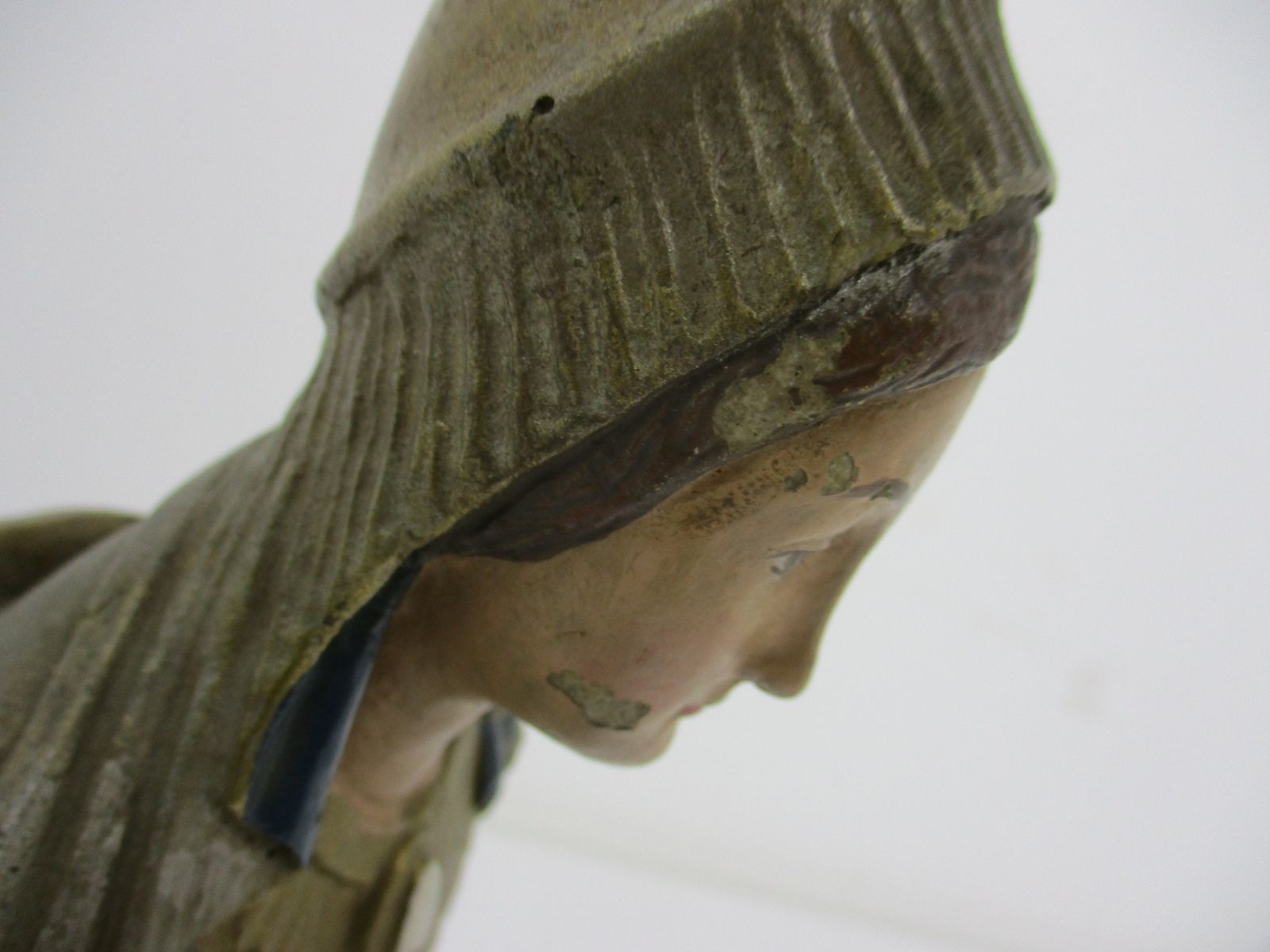 Statue Sitting Our Lady Virgin Mary Infant Jesus Sedes Sapientiae Leuven photo 162.0