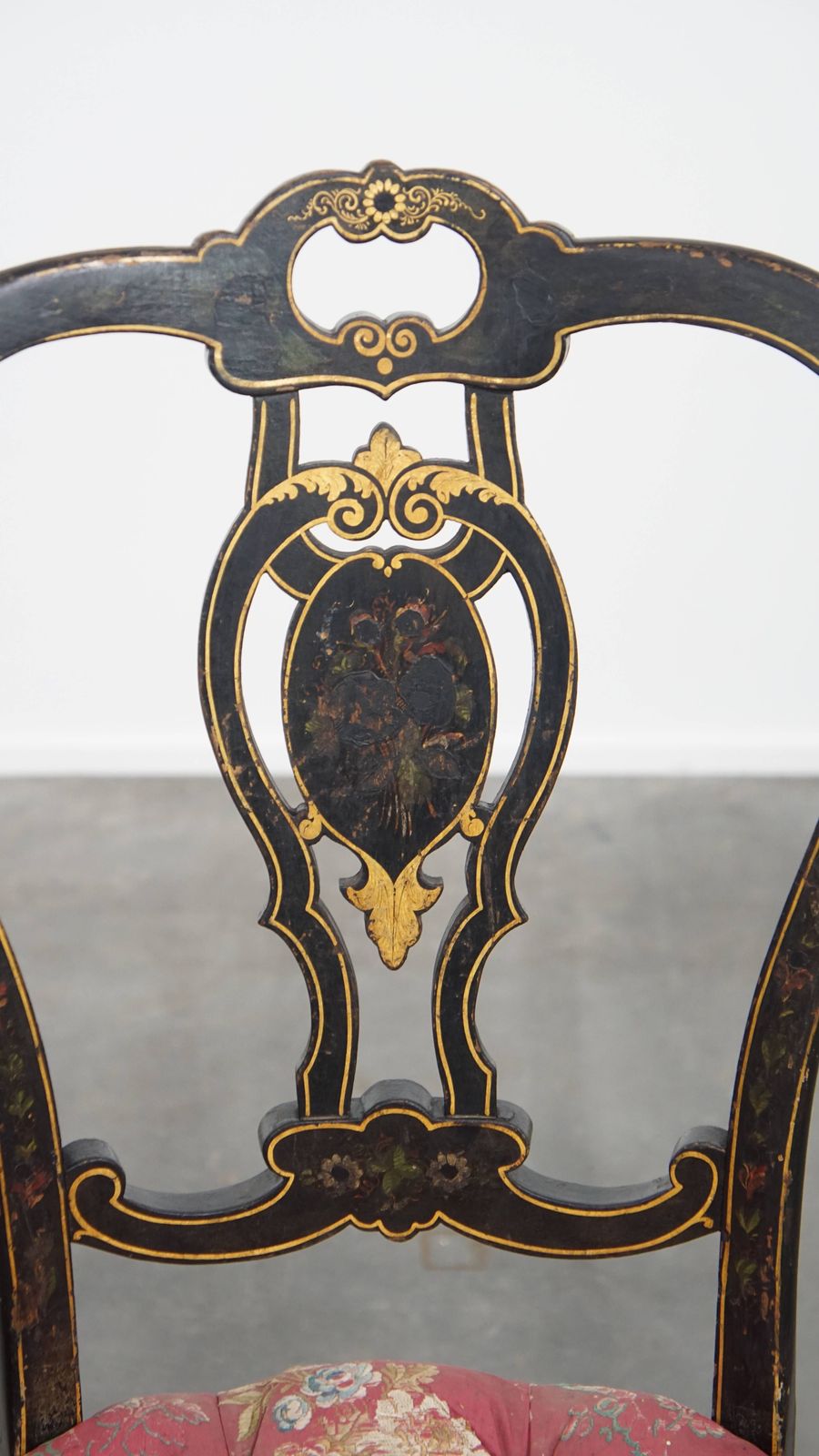 Set Of 2 Unique And Elegant Antique French Napoleon 3 Chairs Inlaid With Mother Of Pearl photo vintage