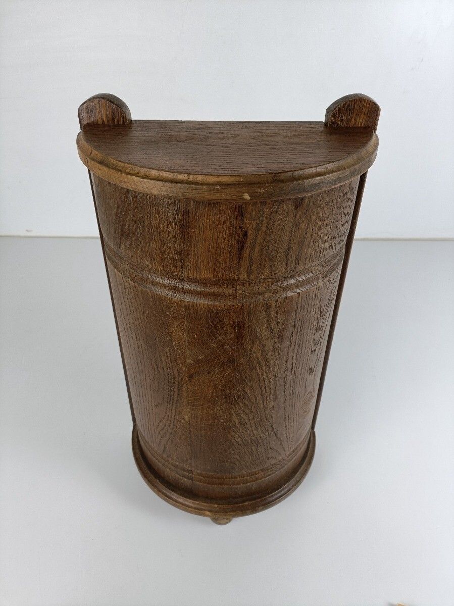 photo furniture Cabinet Vintage Wood Storage French Bread Baguette France Open Top