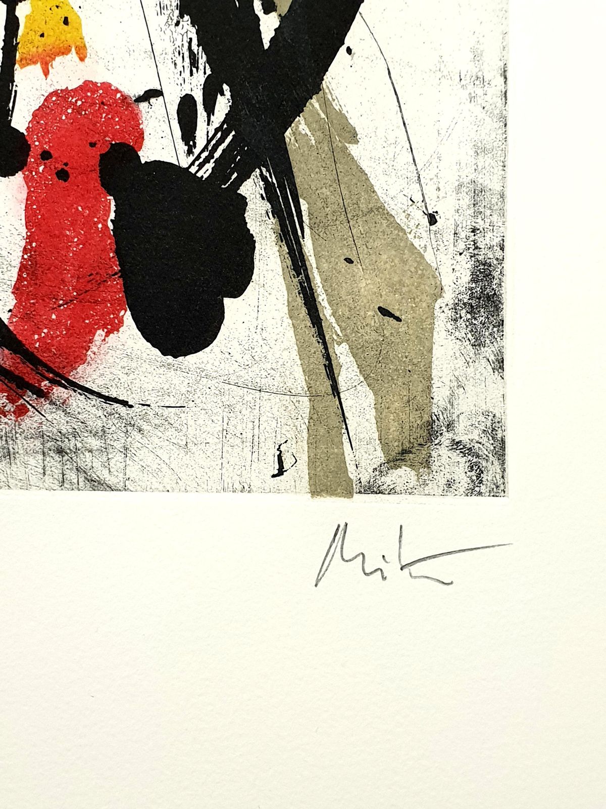 Jean Miottejean Miotte   Abstract Composition   Original Signed Etching1994 photo Art