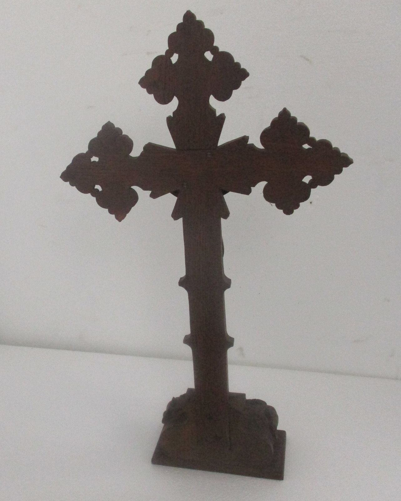 photo furniture Large Standing Altar Church Chapel Crucifix Jesus Christ Cross Brass Stunning Co