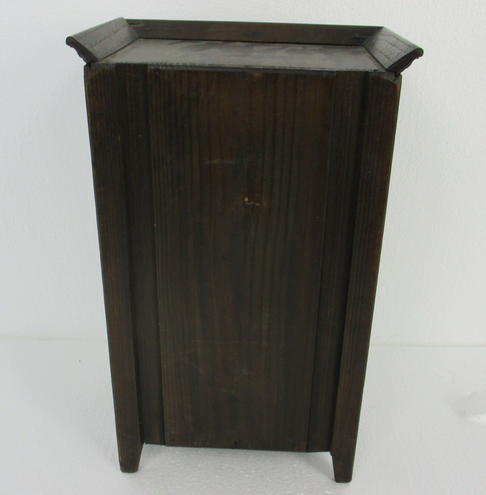 Miniature French Breton Salesman Sample Cabinet Wood Antique 1900s Gorgeous Rare photo vintage