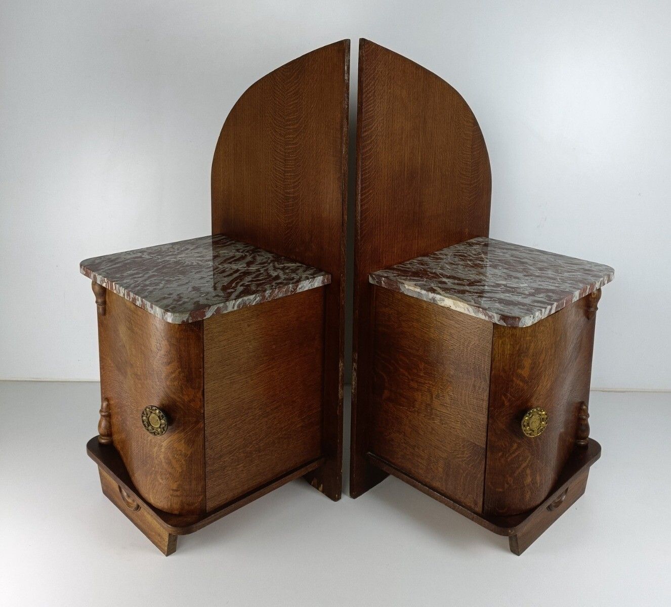Antique Art Deco Nightstands End Tables Dresser 20s 30s Vanity Cabinets  Wood Ca photo 1012.0