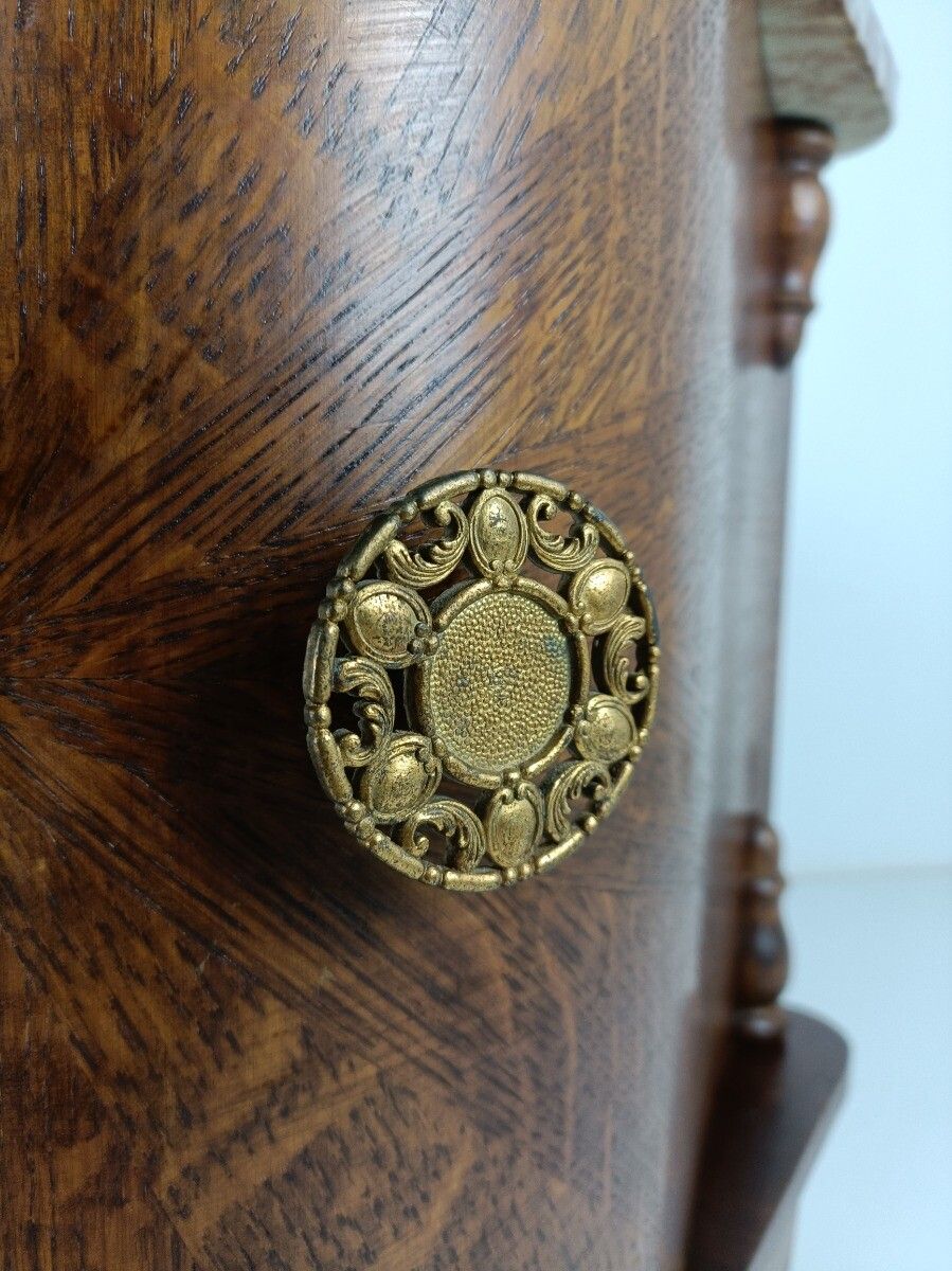 Antique Art Deco Nightstands End Tables Dresser 20s 30s Vanity Cabinets  Wood Ca photo vinterior