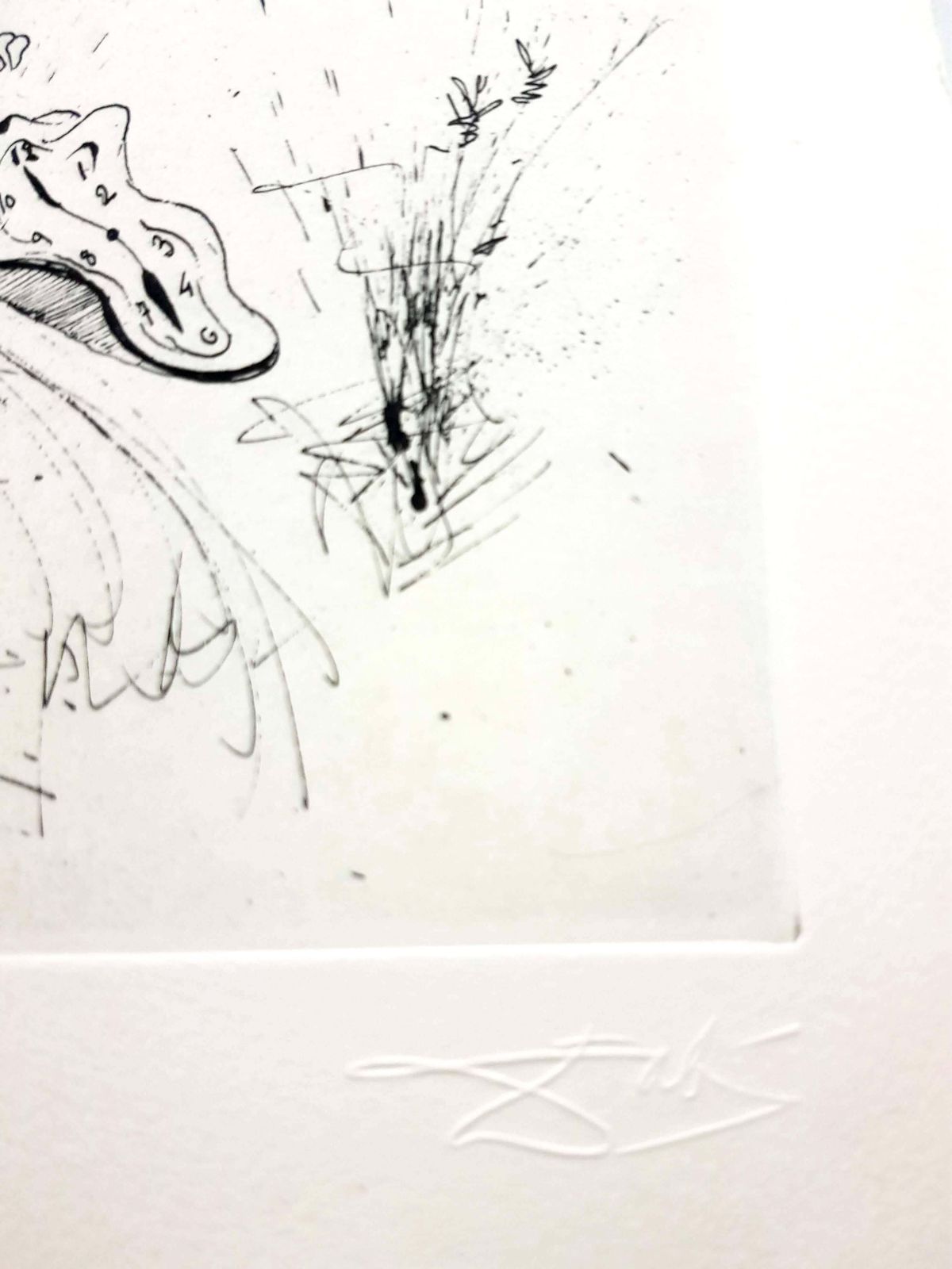 Salvador Dalí­Salvador Dali   The Trenches   Original Etching1967 photo for sale
