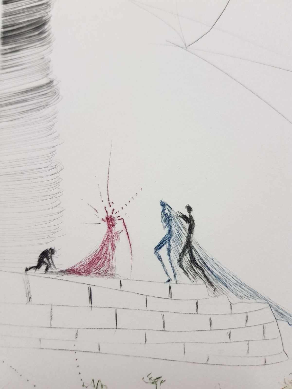 Salvador Dalí­Salvador Dali   The Arrival Of Iseult   Original Etching1970 photo 1630.0