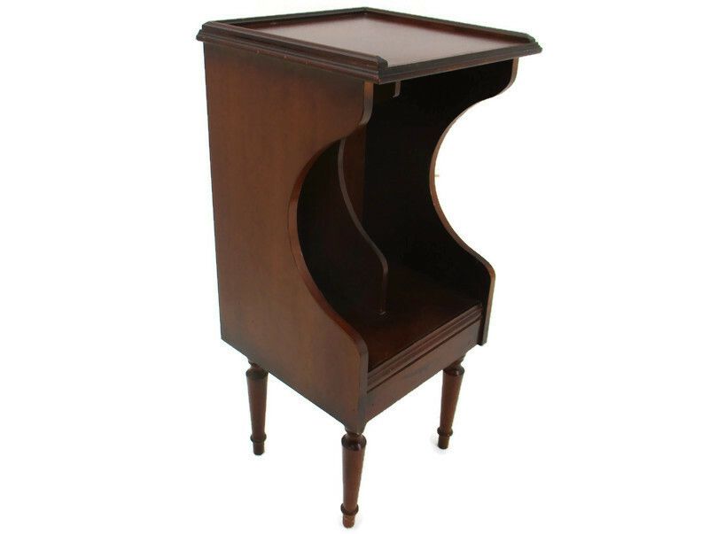 Vintage Record Music Sheets Books Cabinet Table Rare Jacobean Style