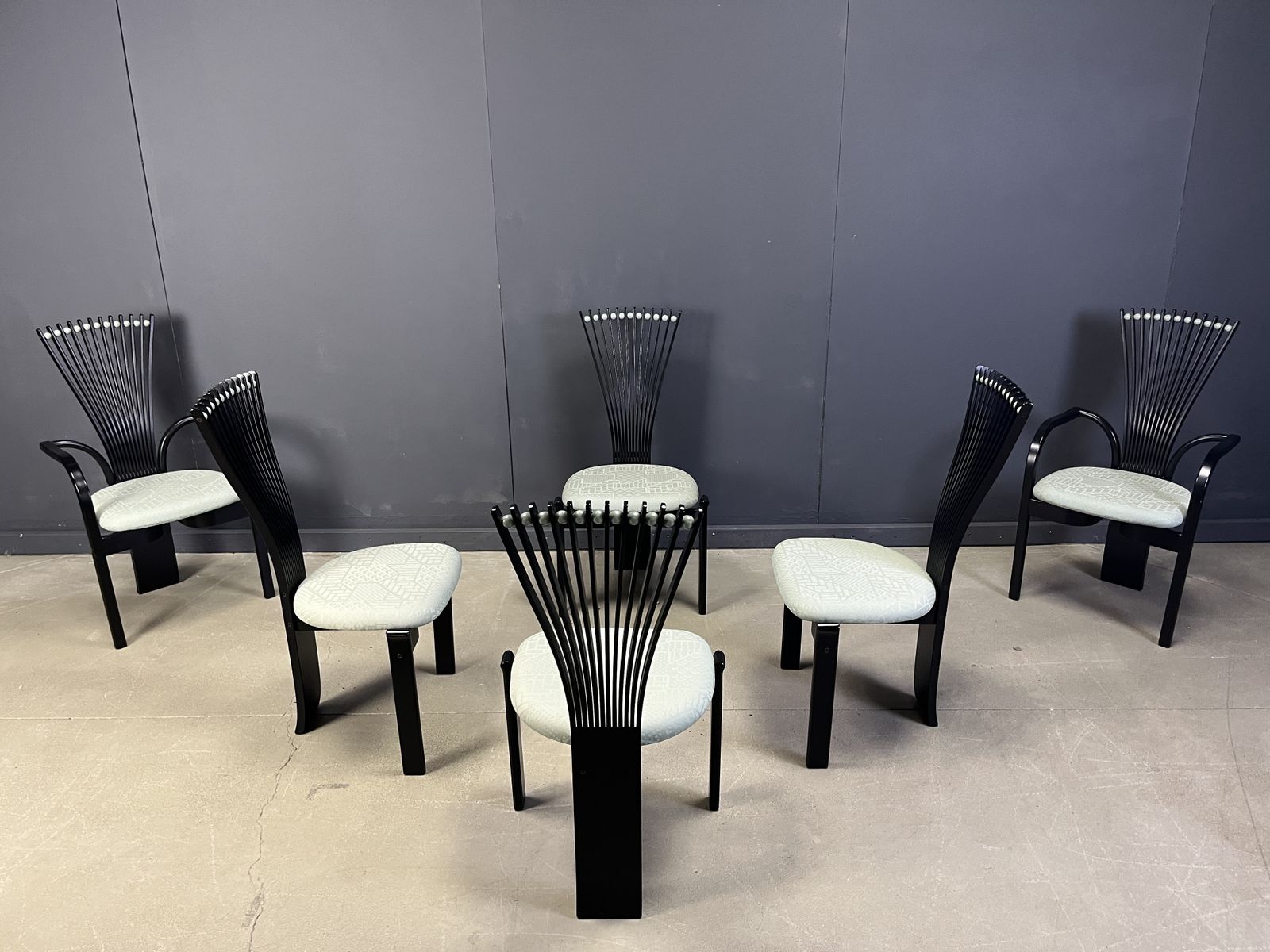 Totem Chairs By Torstein Nilsen For Westnofa, 1980s Set Of 6 photo furniture