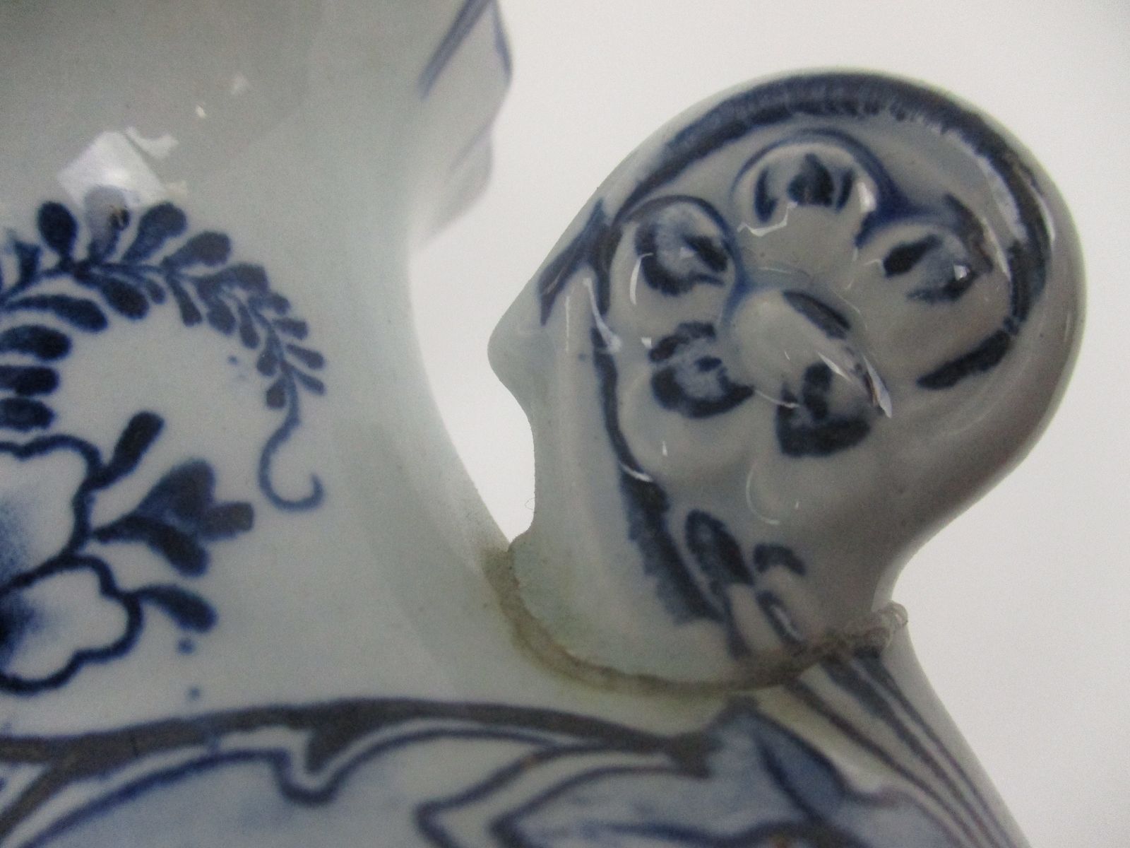 Pair Couple Antiqe Small Vases Delft Holland Blue White Porcelain Marked Hand Pa photo Home Decor