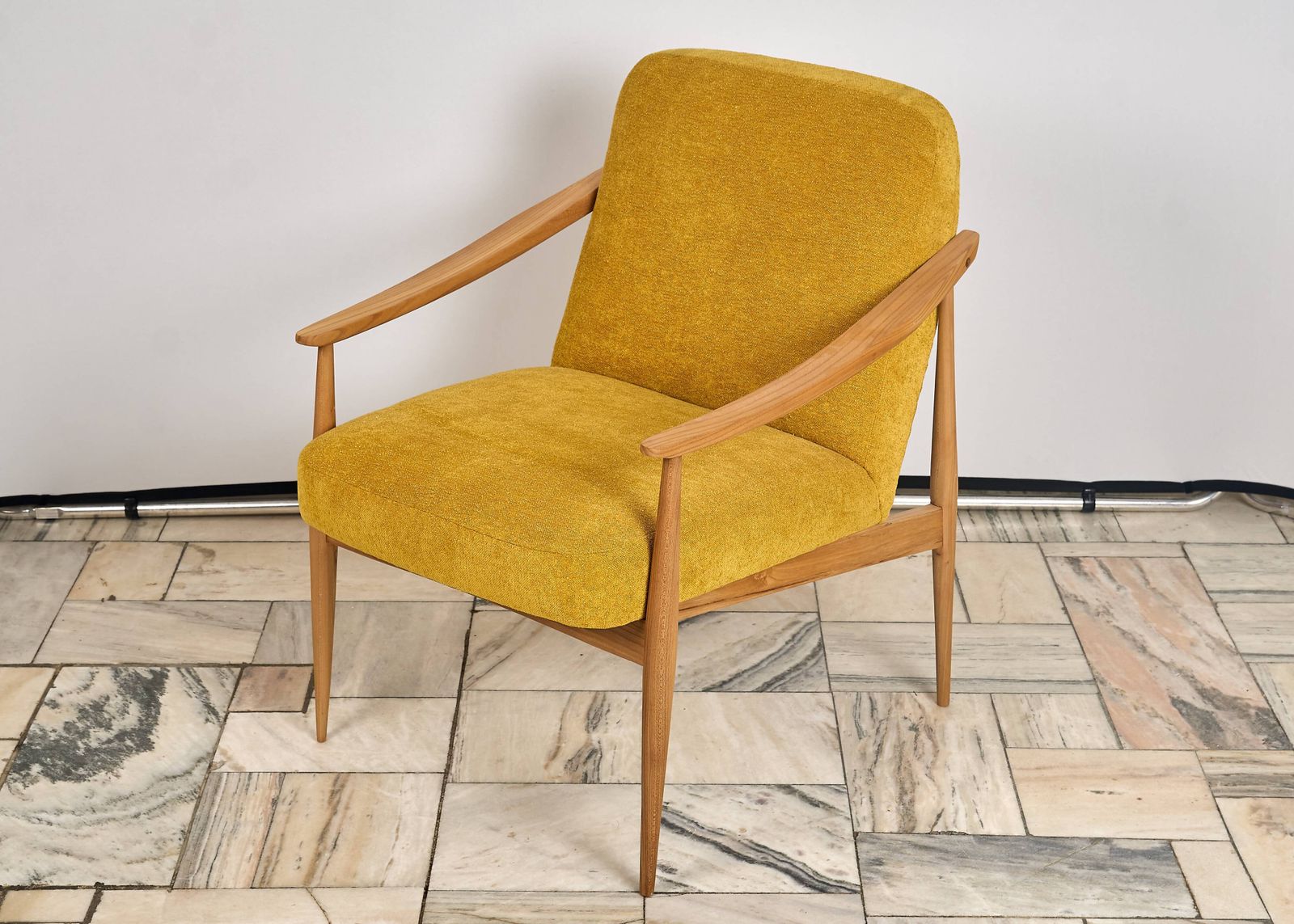 Armchair Czechoslovakia 1960s. Vintage photo furniture