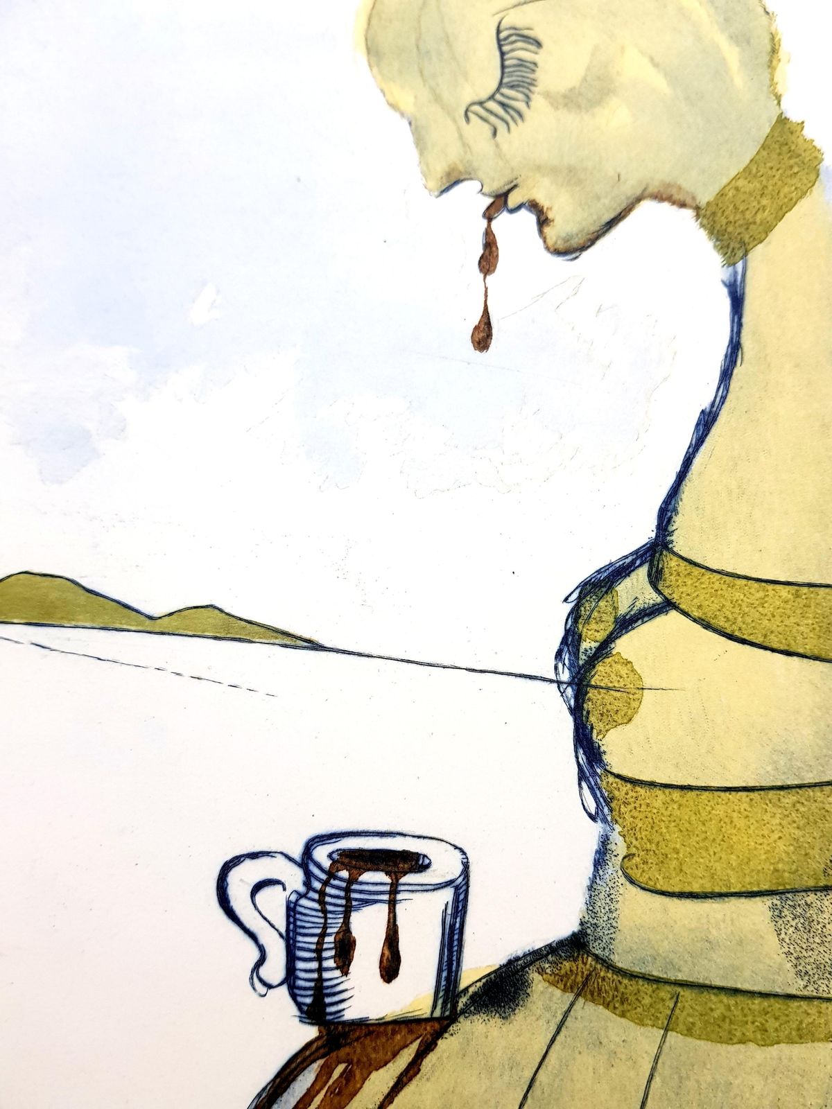 Salvador Dalí­Salvador Dali   Cup Of Chocolate1967 photo for sale