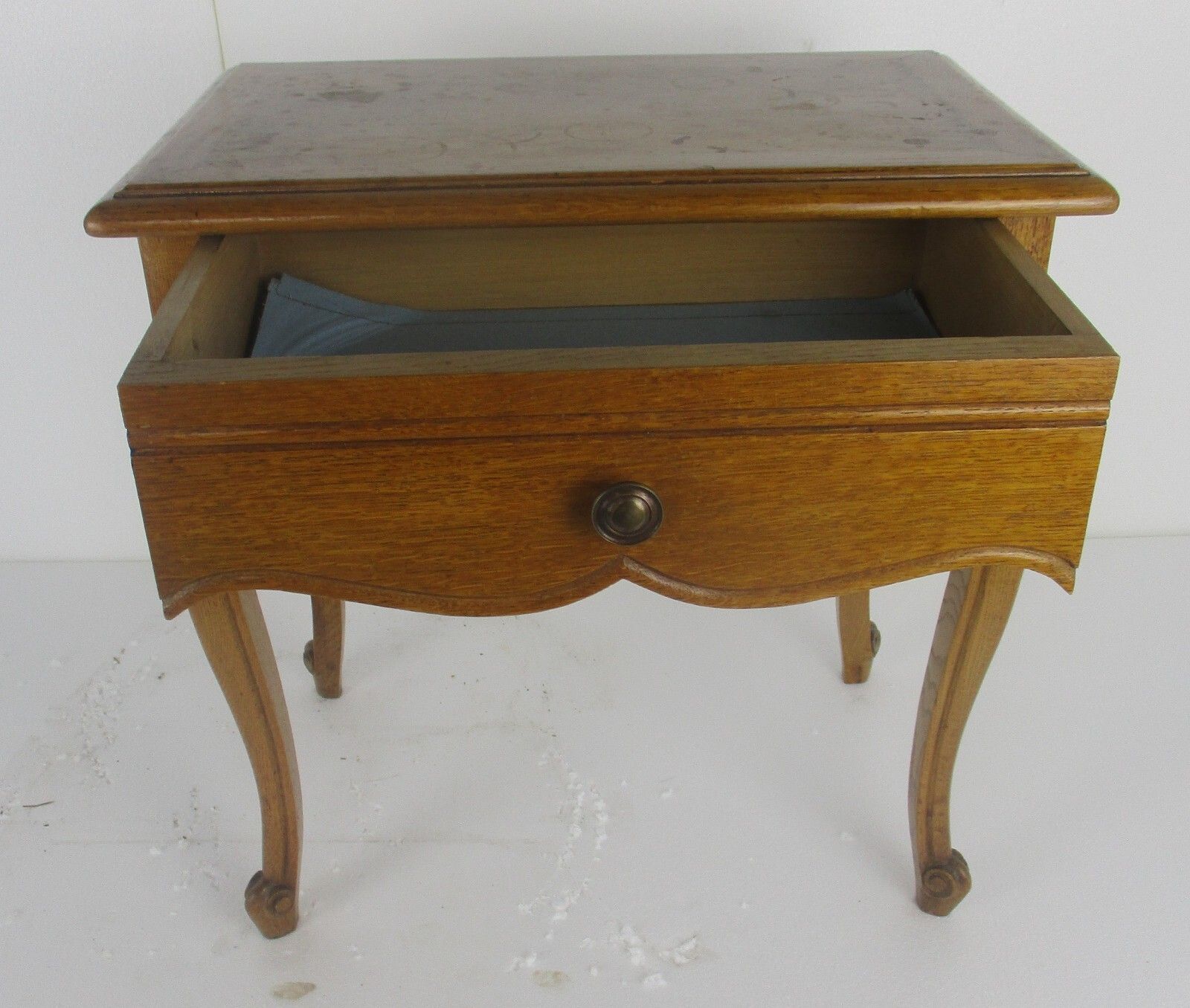 Louis XV/XVI Style  Cabinet Night Stand End Table Hall Telephone Side Table photo vinterior