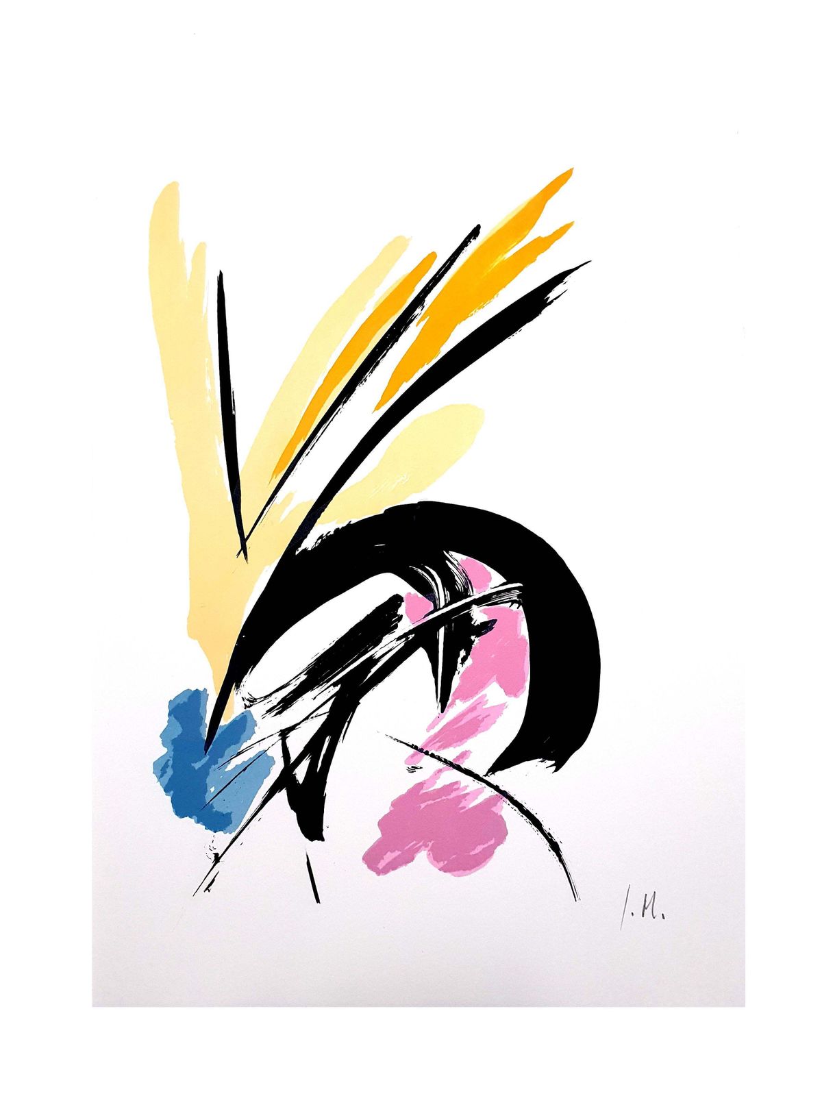 Jean Miottejean Miotte   Constant Eye I   Original Signed Lithograph1970s photo vinterior