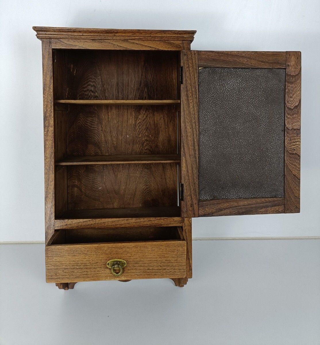 Medicine Cabinet Apothecary Bathroom Shaving Cabinet Antique Beveled Glass Mirro photo Furniture