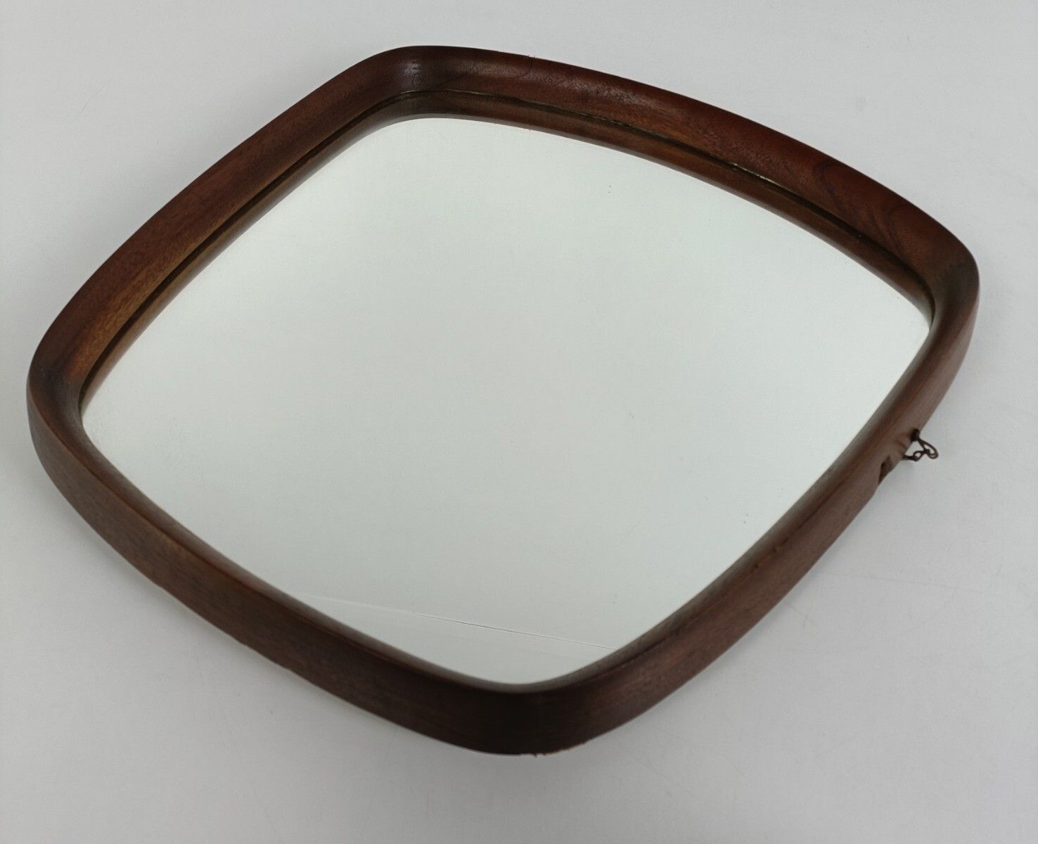 Stunning Teak Mid Century Mirror 1960s Era Aksel Kjersgaard Danish Modern Scandi photo for sale