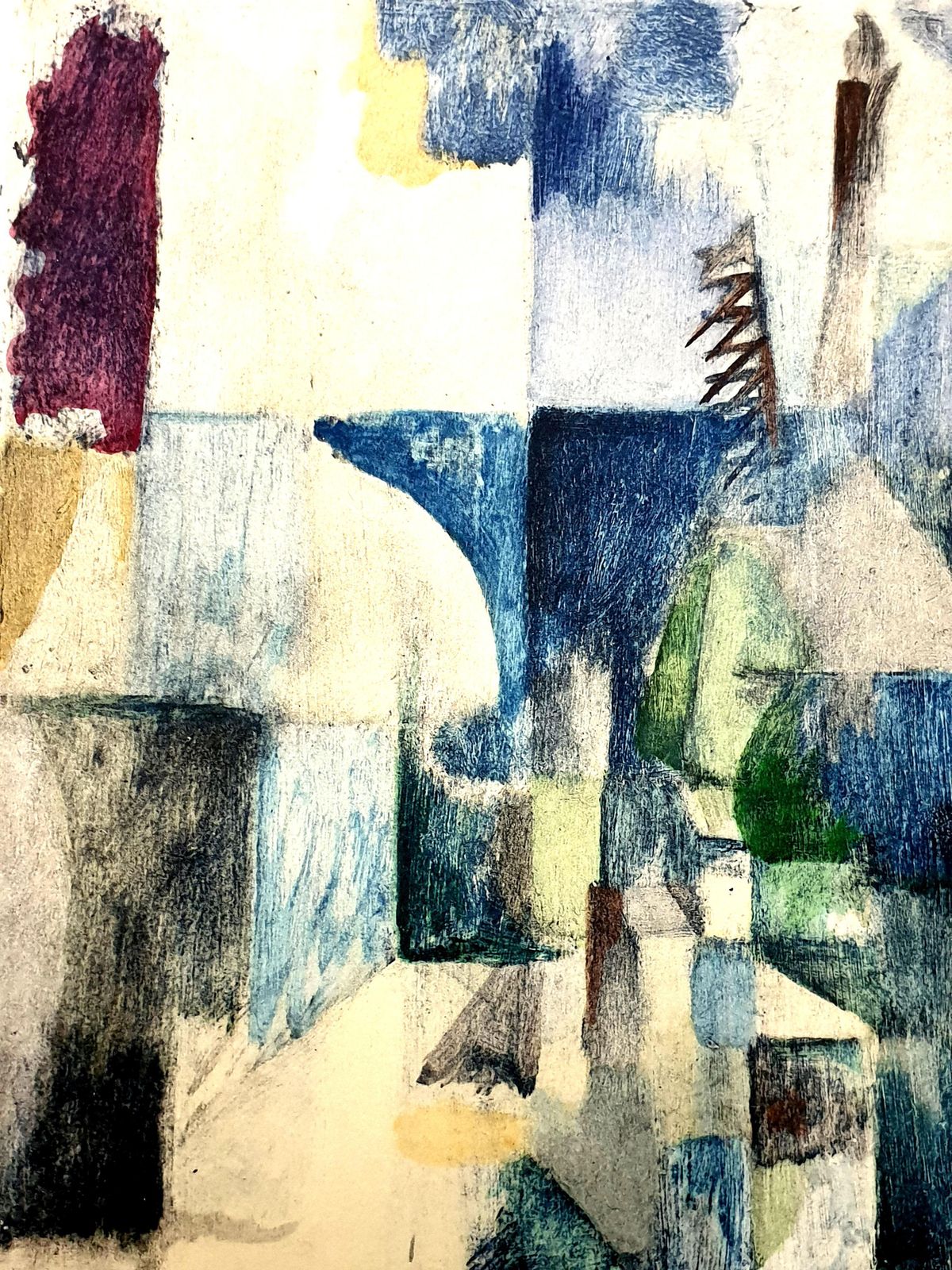 (After) Robert Delaunay(after) Robert Delaunay   La Fenêtre No. 2   Pochoir1957 photo buy