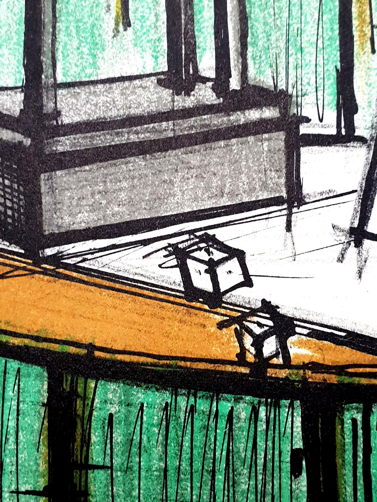 Bernard Buffetbernard Buffet   House Of Cards   Original Lithograph1979 photo 881.0