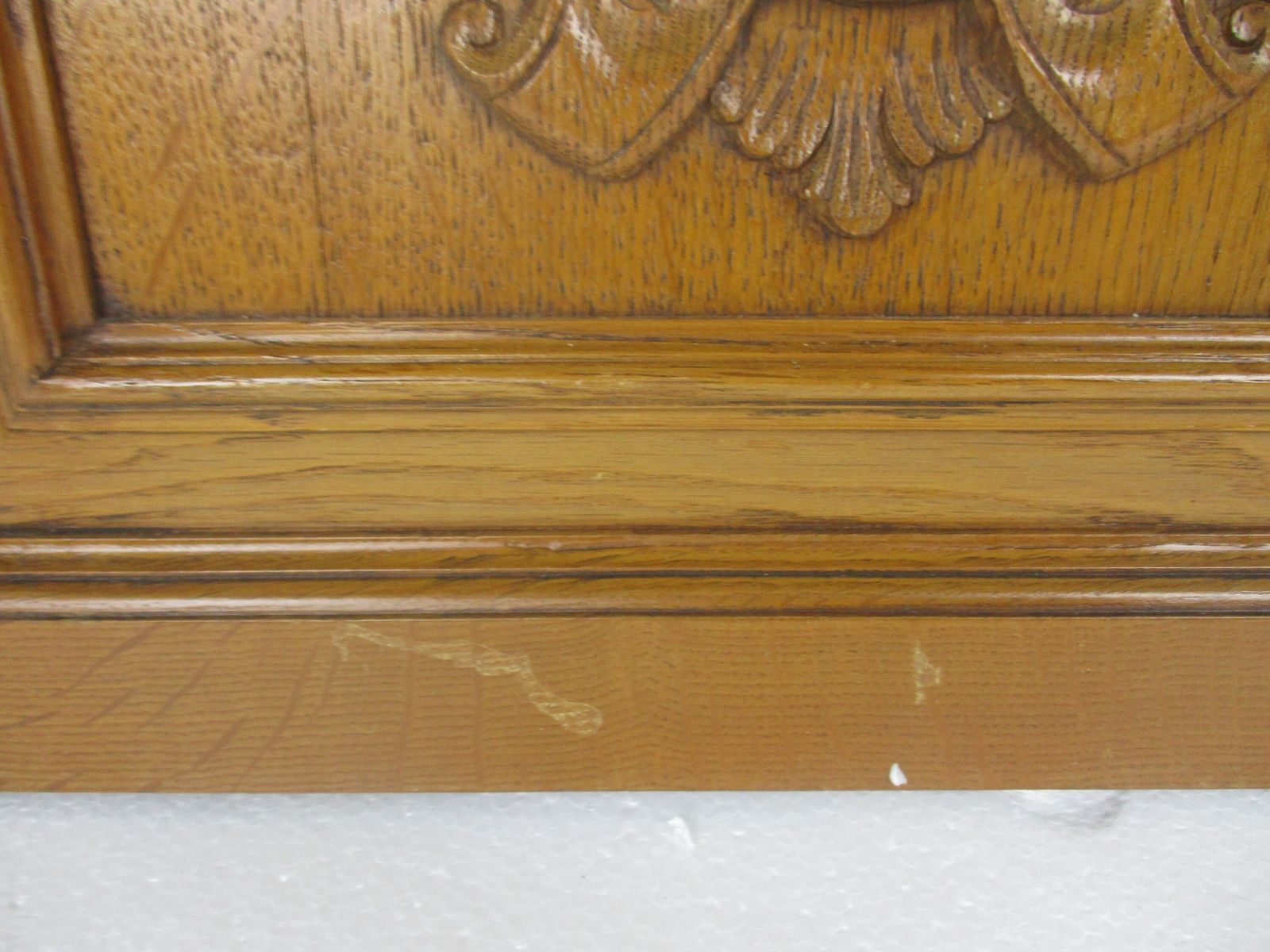 Pair  Hand Carved Wooden  Door Panels Reclaimed Architectural Medieval Style photo vinterior