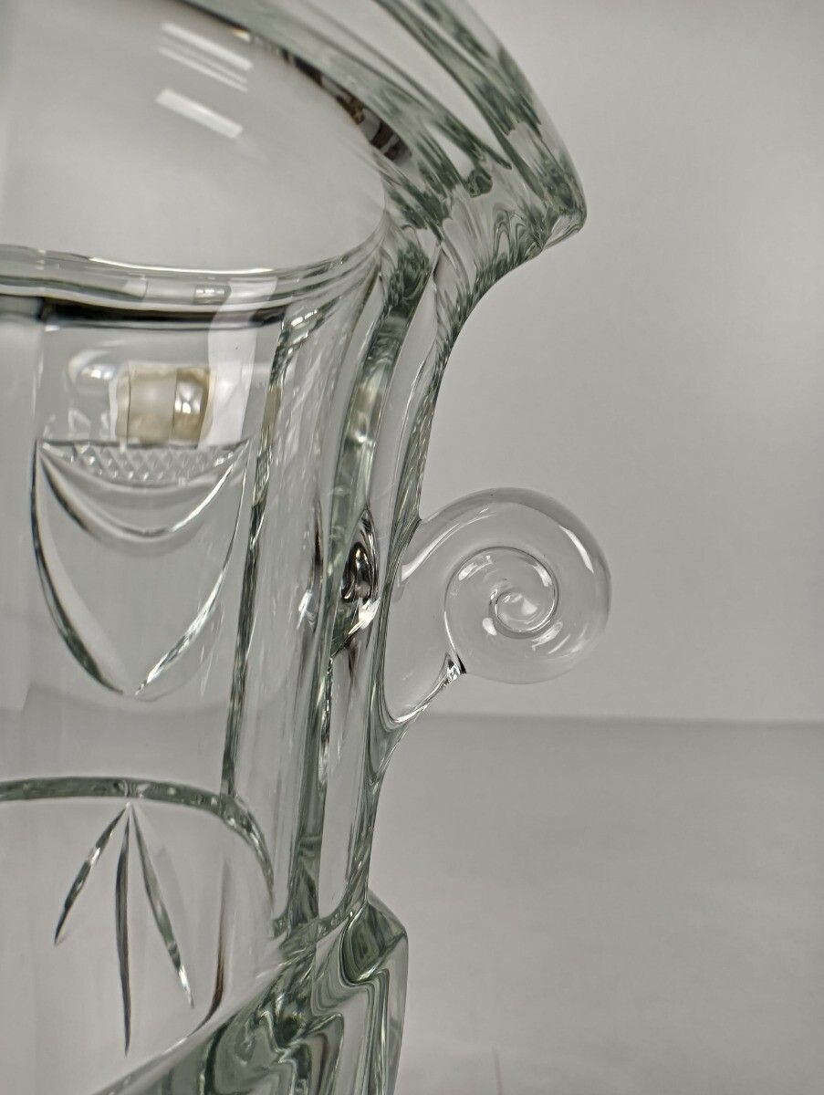 Cristalleries De Lorraine Glass Crystal French Ice Bucket Seau à Champagne VI photo for sale