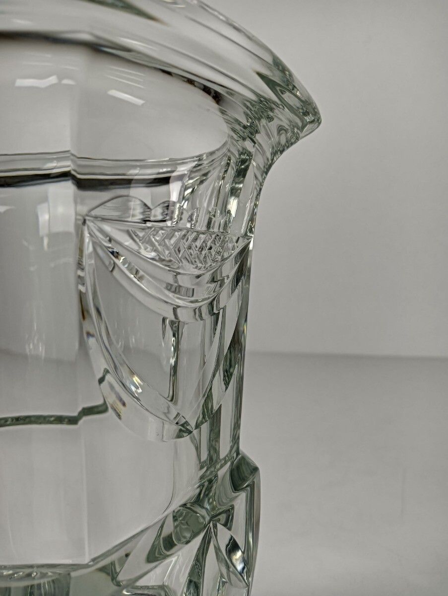 Home Decor Cristalleries De Lorraine Glass Crystal French Ice Bucket Seau à Champagne VI photo