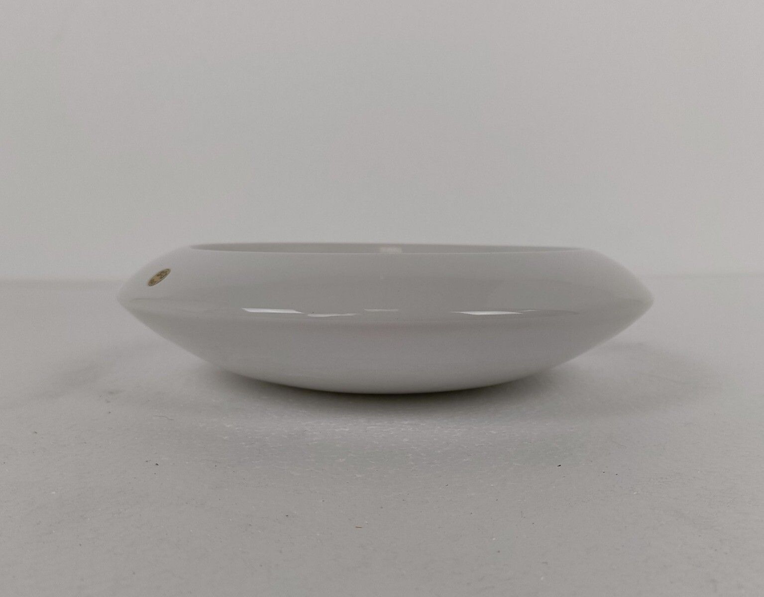Pino Spagnolo For Sicart Italy, 1960/70's Space Age Dish Bowl Collector White photo Home Decor