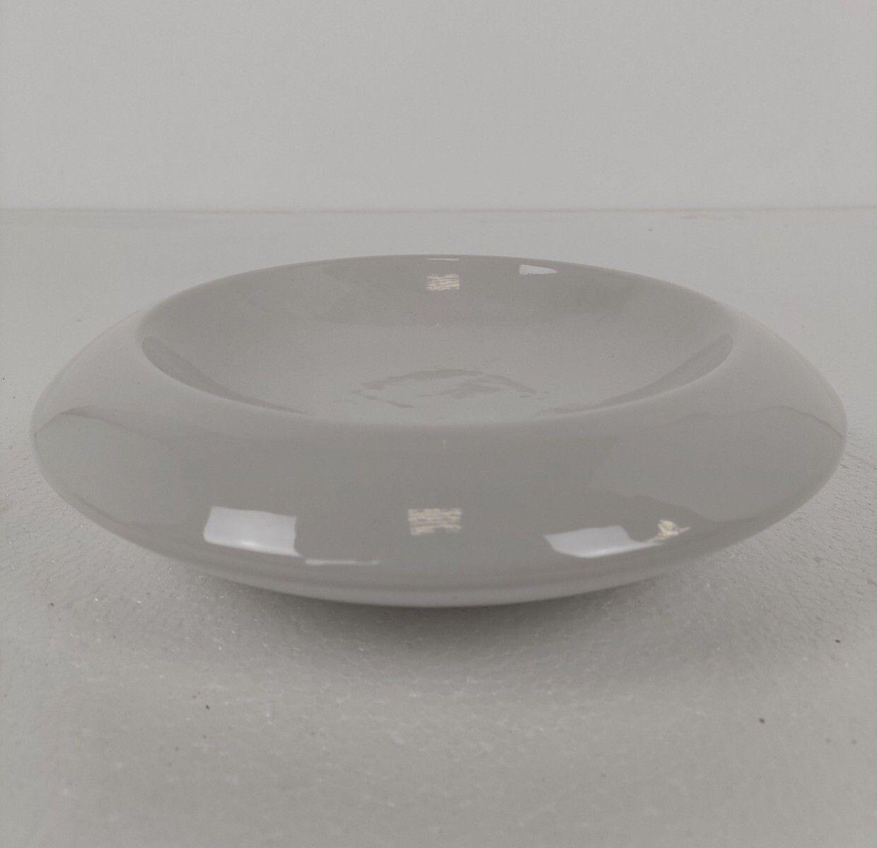 Pino Spagnolo For Sicart Italy, 1960/70's Space Age Dish Bowl Collector White photo vintage