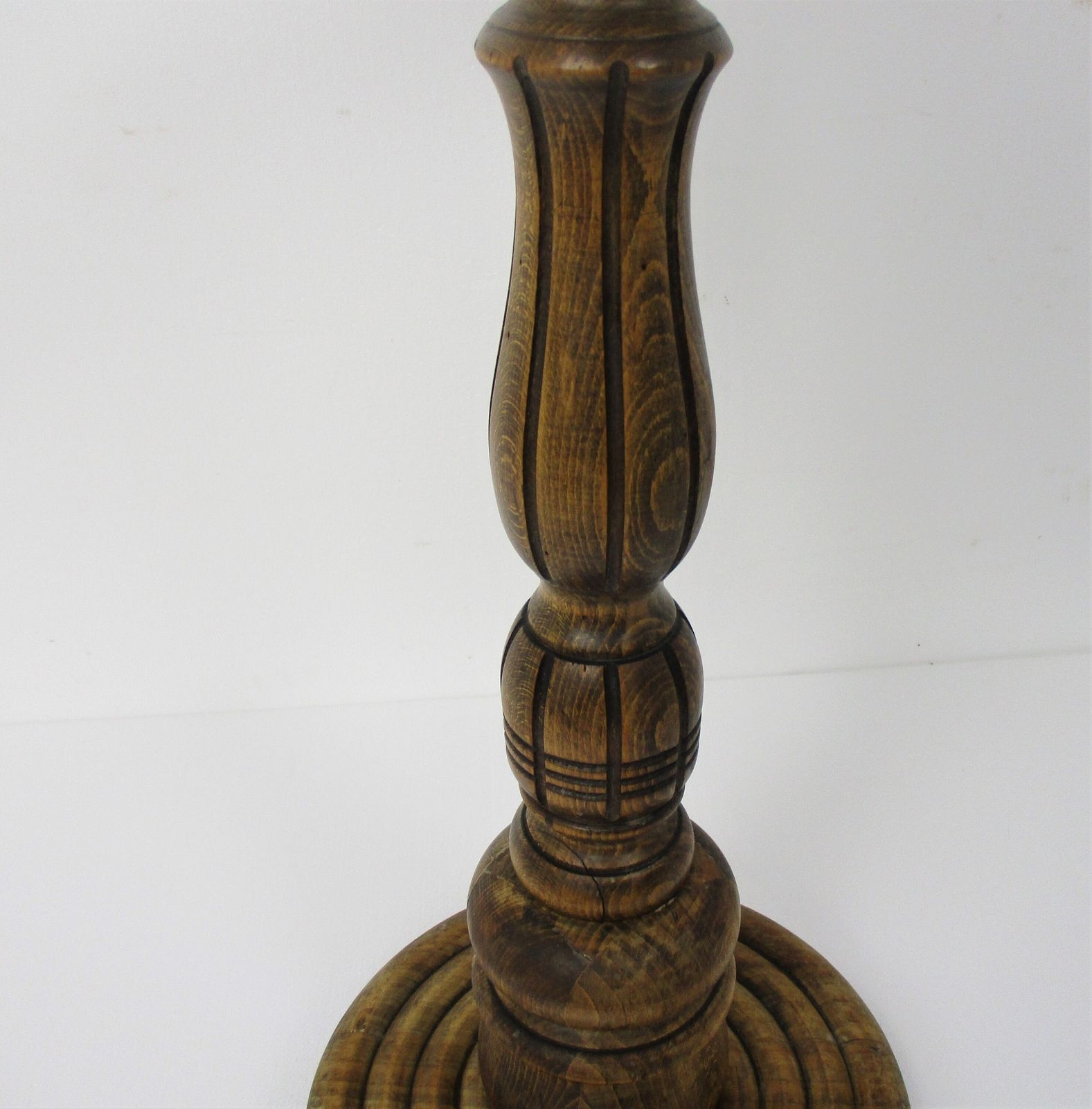 Impressive Ornate Hand Carved Wood Barley Twist Side Display Table Pedestal Plan photo buy
