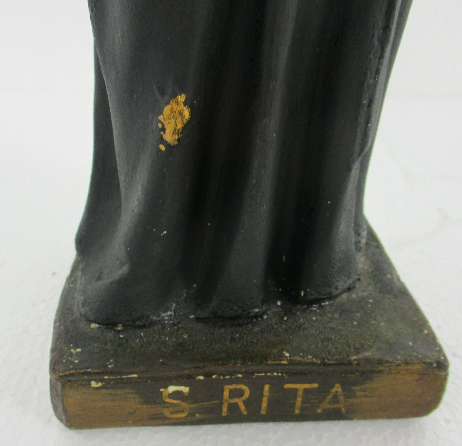 Htf Statue St Rita Of Cascia Plaster Patroness Impossible Causes Collector 16" photo for sale