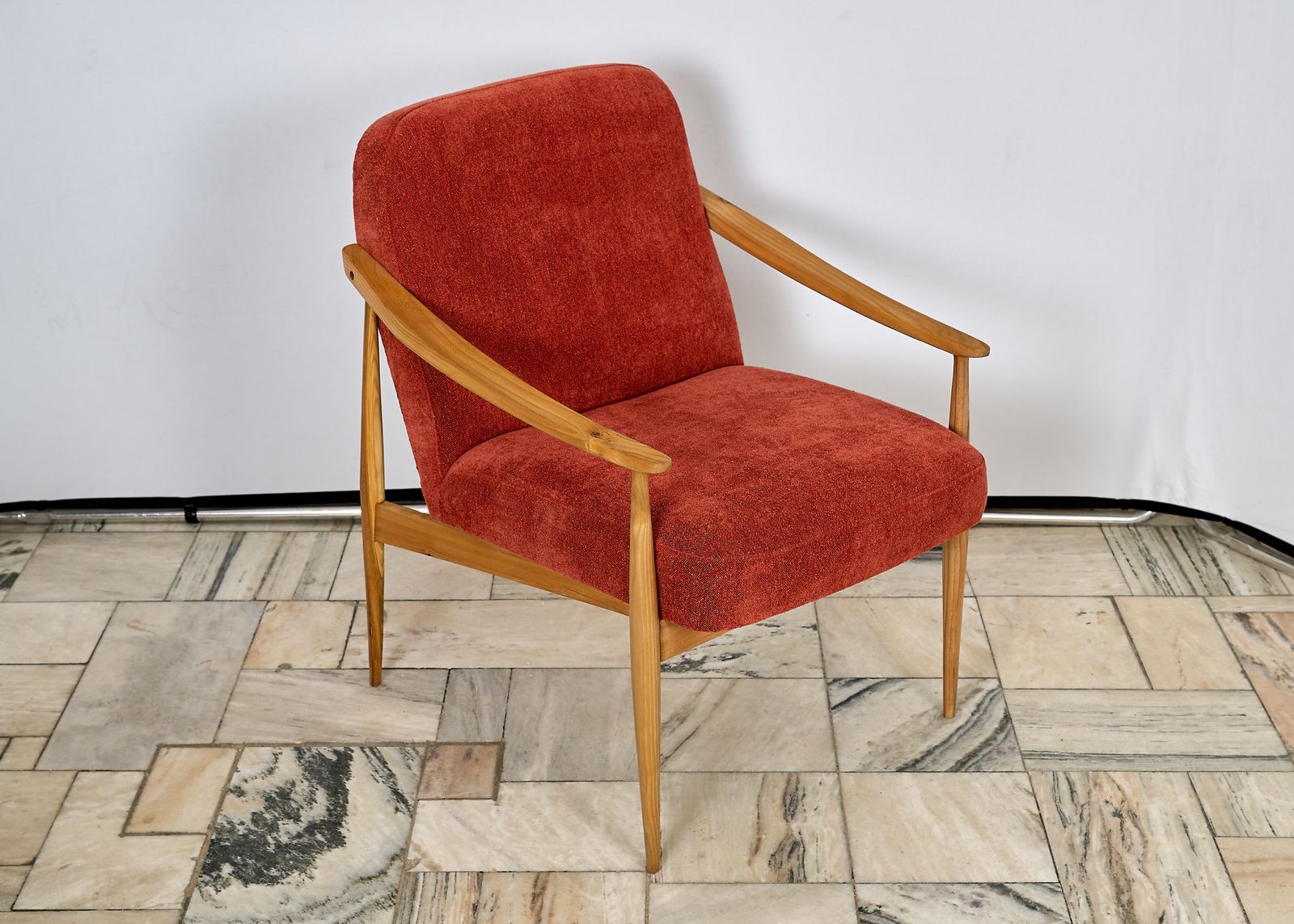 Armchair With Footrest Czechoslovakia 1960s photo furniture