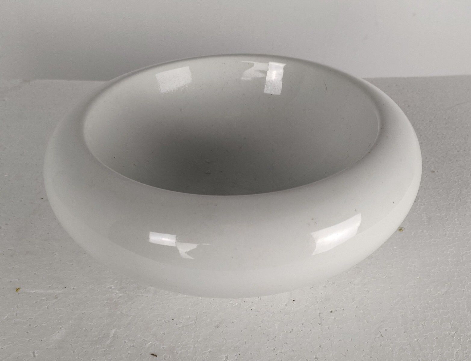 Pino Spagnolo For Sicart Italy, 1960/70's Space Age Dish Bowl Collector White