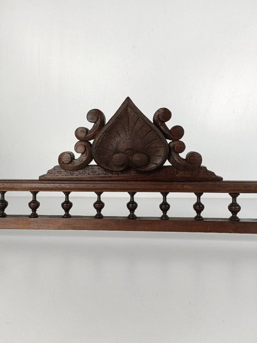 Xl Beautiful Hand Carved Wood Pediment Ornate Over Door Architectural Reclaimed photo vinterior