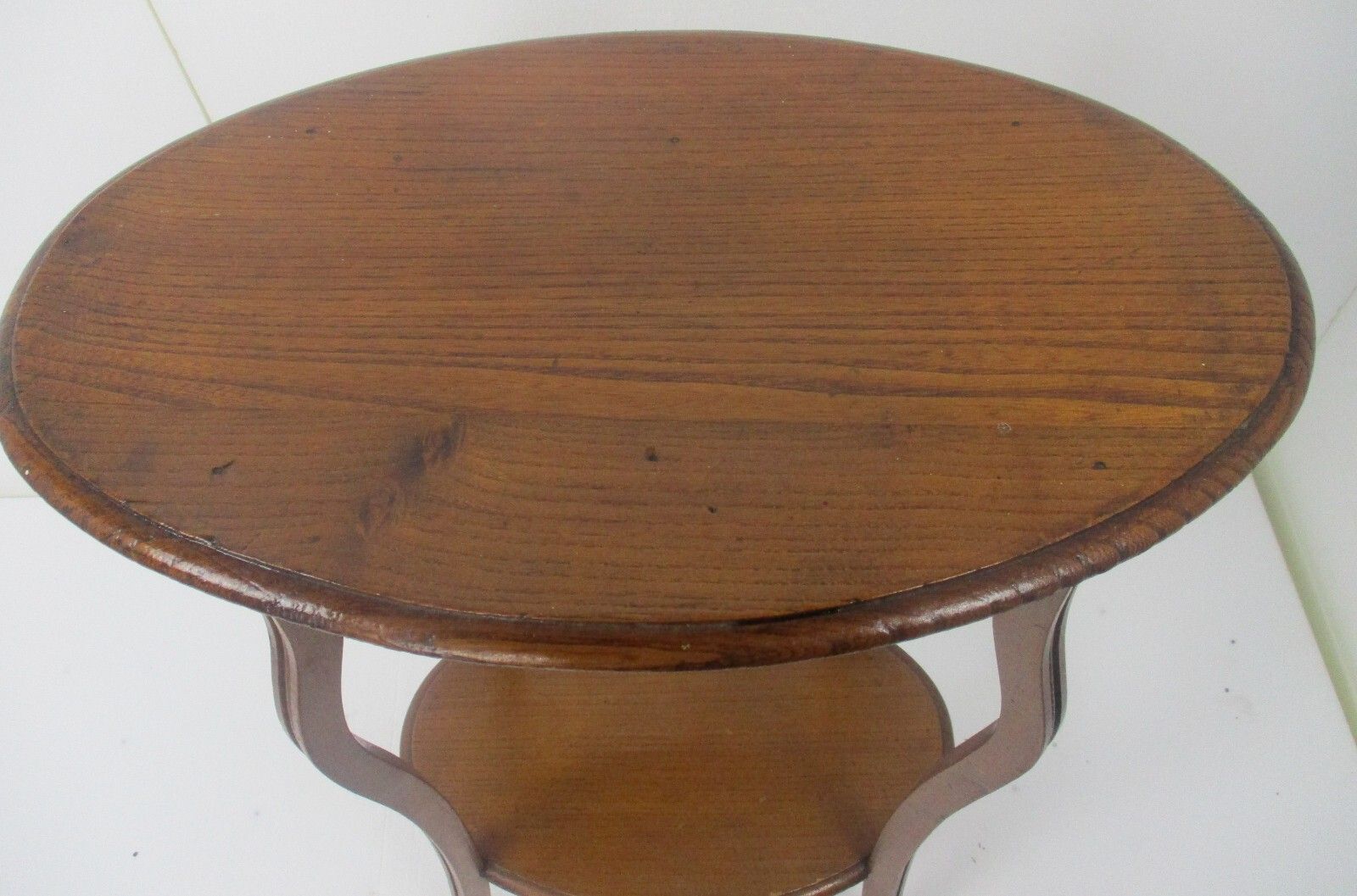 Art Nouveau Pedestal Side Occassional Table Plant Bonsai Stand Two Tier Antique photo Furniture