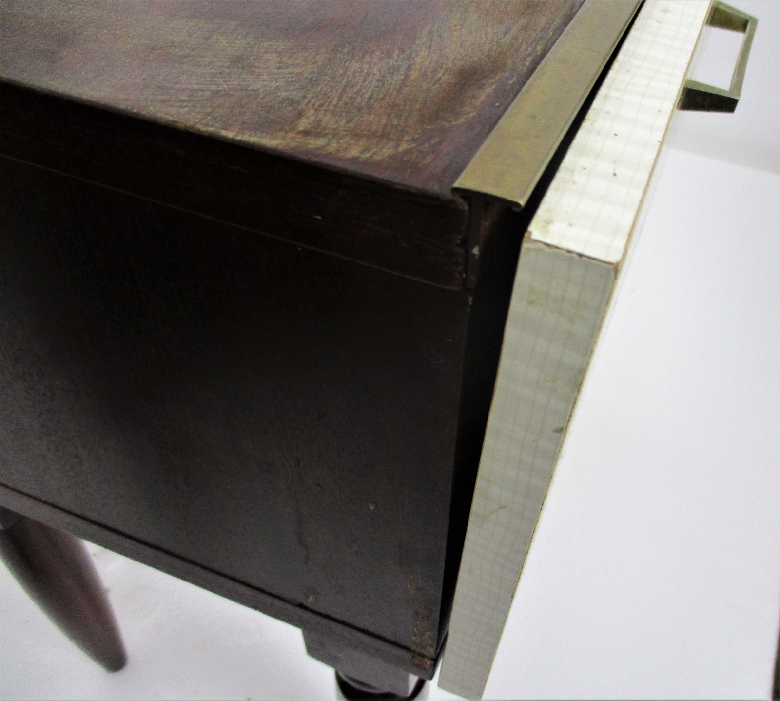 Pair Couple Double Vintage Nightstands End Tables Mid Century Modern Wood Retro photo furniture