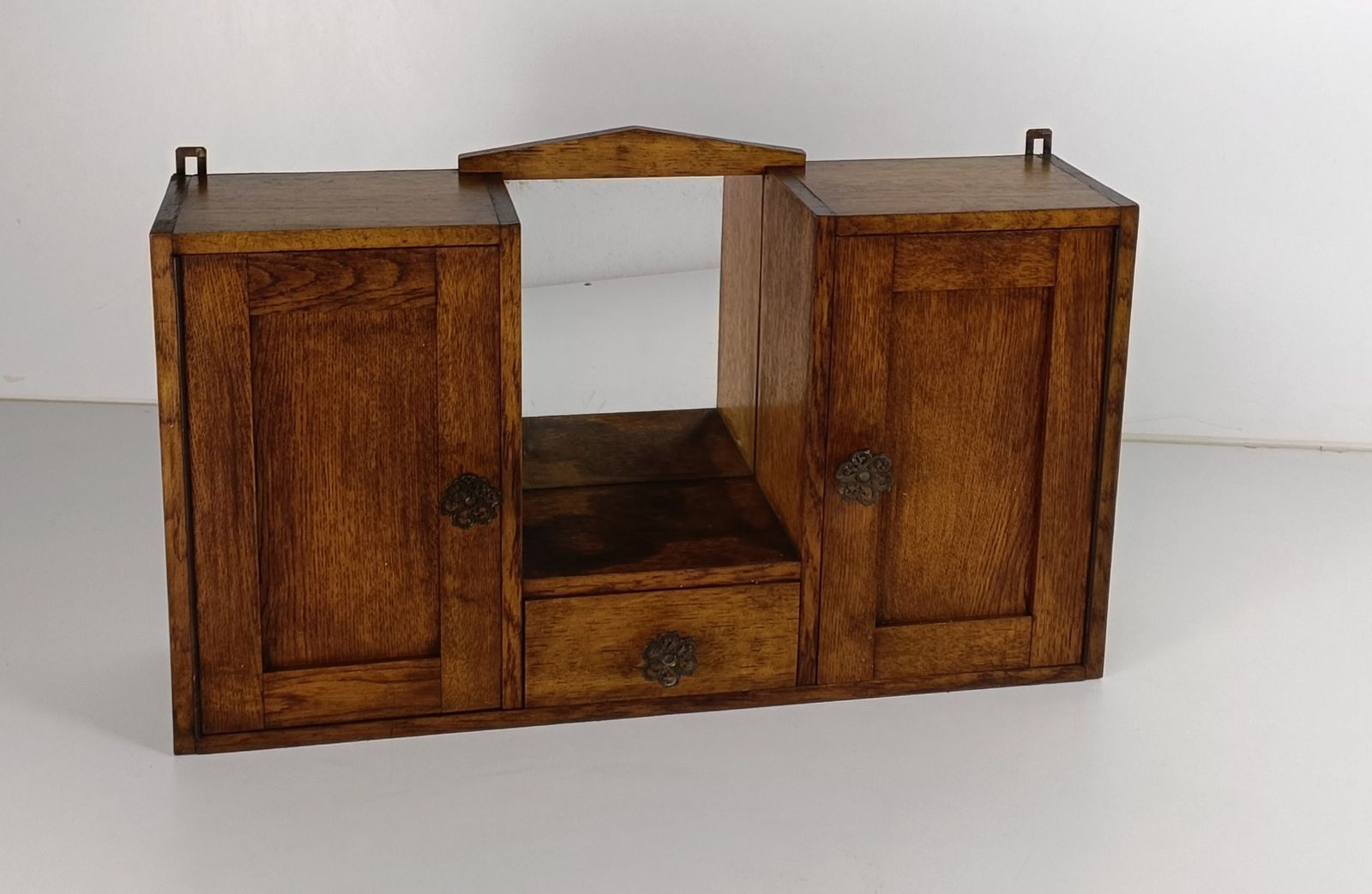 Double Door Art Deco Medicine Cabinet Antique Apothecary Bathroom Kitchen photo furniture