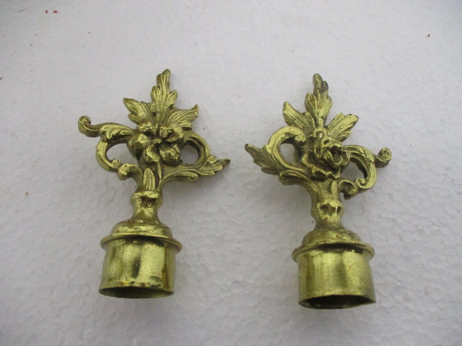 3 Piece Garniture Mantle Set 5 Arm Candelabras Clock Set Working Ornate Antique photo for sale