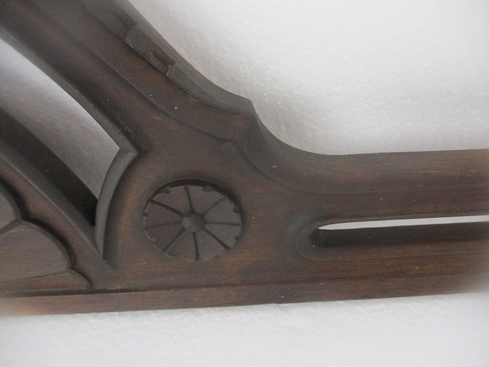 Hand Carved Wood French Pediment Ornate Over Door Architectural Reclaimed Antiqu photo Home Decor