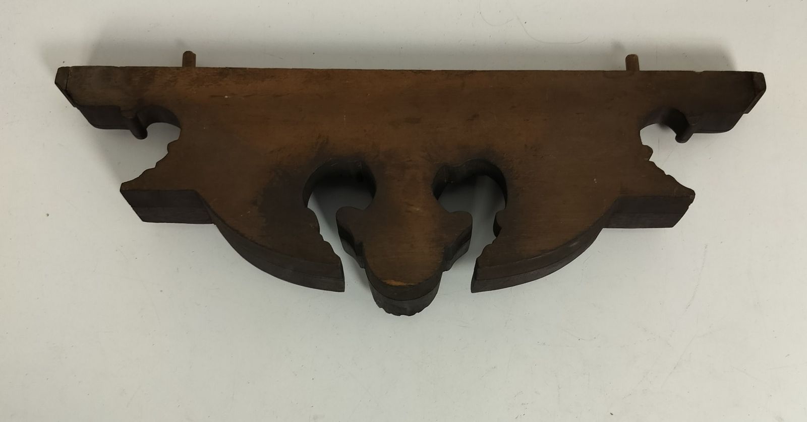 Medium  Hand Carved Wood French Pediment  Gorgeous Over Door Architectural Salva photo Home Decor